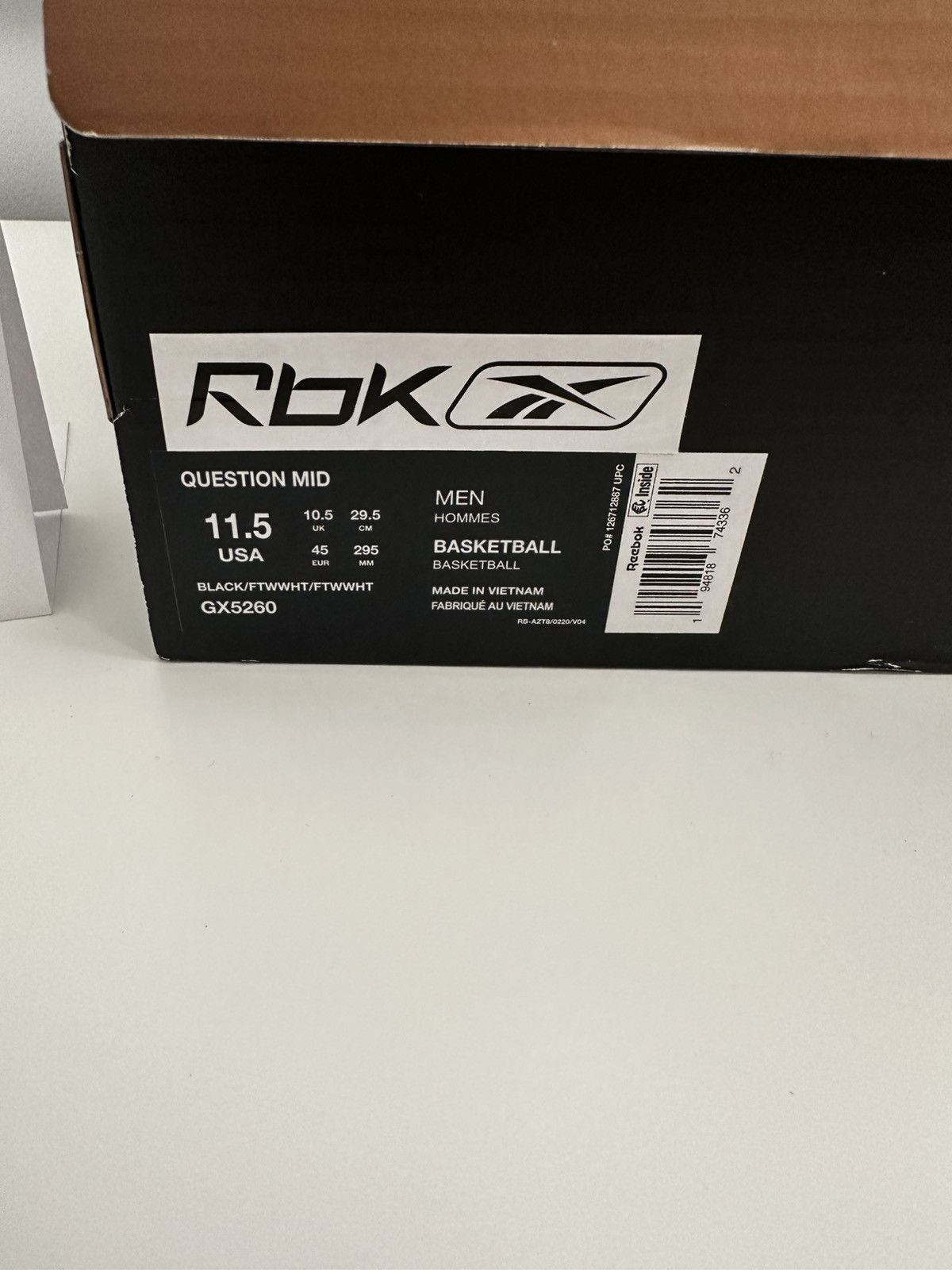 Reebok Reebok Question Mid Why Not Us Size US 11.5 / EU 44-45 - 12 Thumbnail