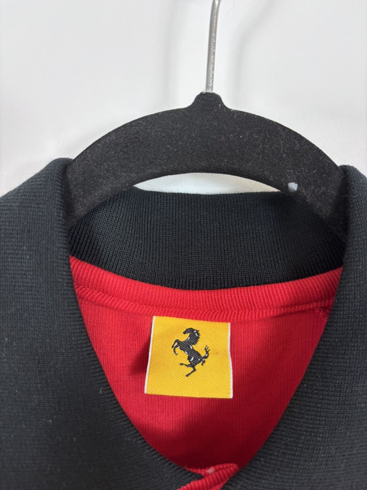 Ferrari Vintage Ferrari 1996 Official Big Logo Racing Red Polo Shirt Size US XL / EU 56 / 4 - 9 Thumbnail