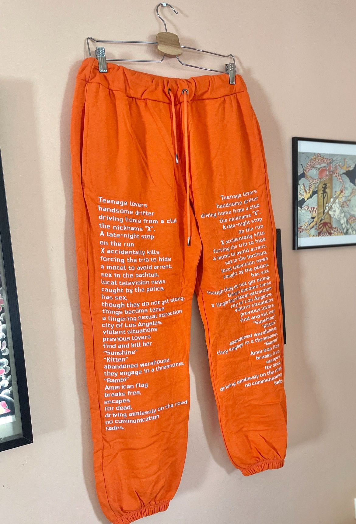 Pleasures Pleasures Now Teenage lovers poem prison sweatpants Size US 32 / EU 48 - 1 Thumbnail