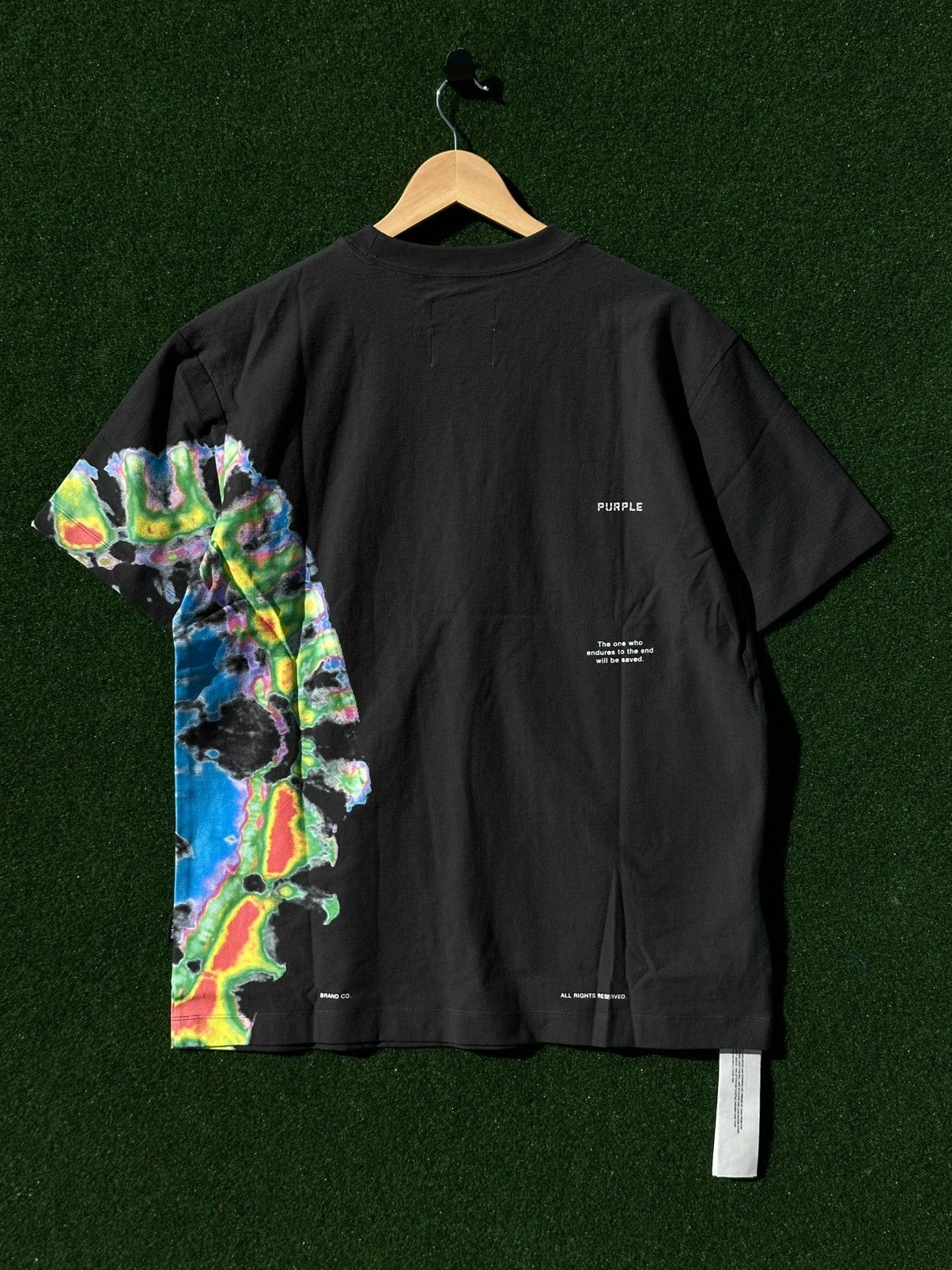 Purple Brand TEXTURED JERSEY SS TEE BLACK T-SHIRTS Size M Size US M / EU 48-50 / 2 - 2 Thumbnail