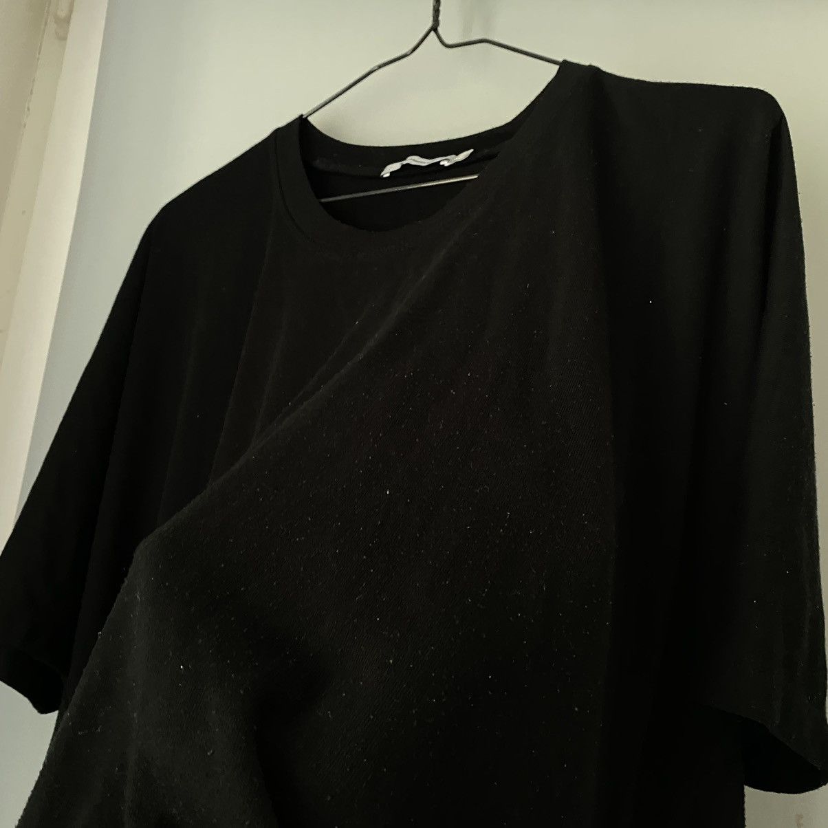 T by Alexander Wang ALEXANDER WANG OVERSIZE MINIMAL BLACK T SHIRT Size US S / EU 44-46 / 1 - 3 Thumbnail