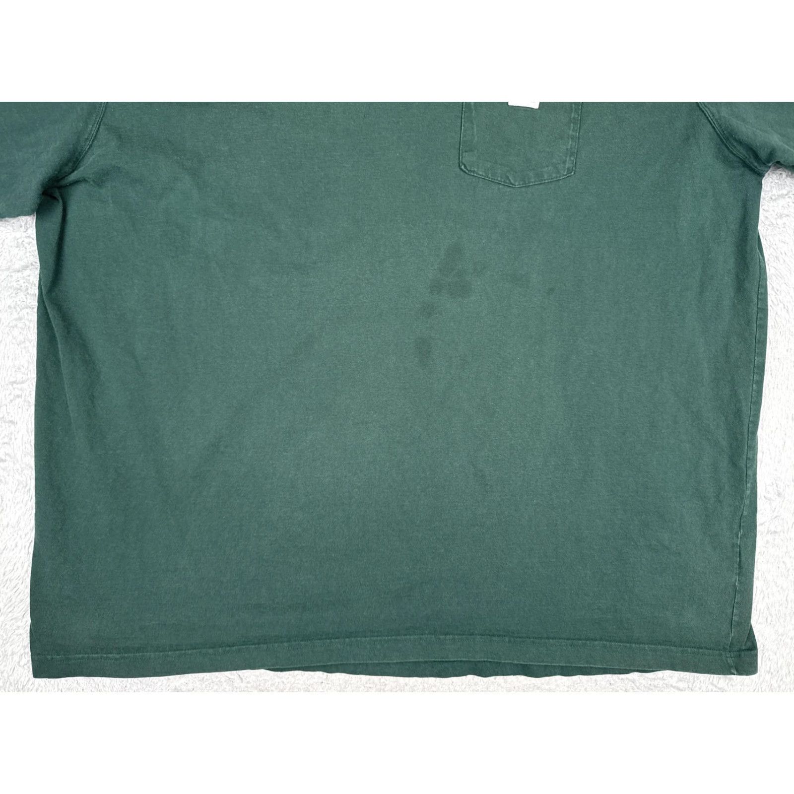 Carhartt Carhartt Shirt Mens 4XL Green Crew Neck Short Sleeve Pocket Tagless K87 Workwear Size US XXL / EU 58 / 5 - 5 Thumbnail