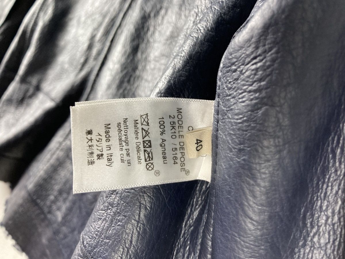 Celine Authentic Celine Modele Depose Biker Lambskin Fleece Jacket Size S / US 4 / IT 40 - 7 Thumbnail