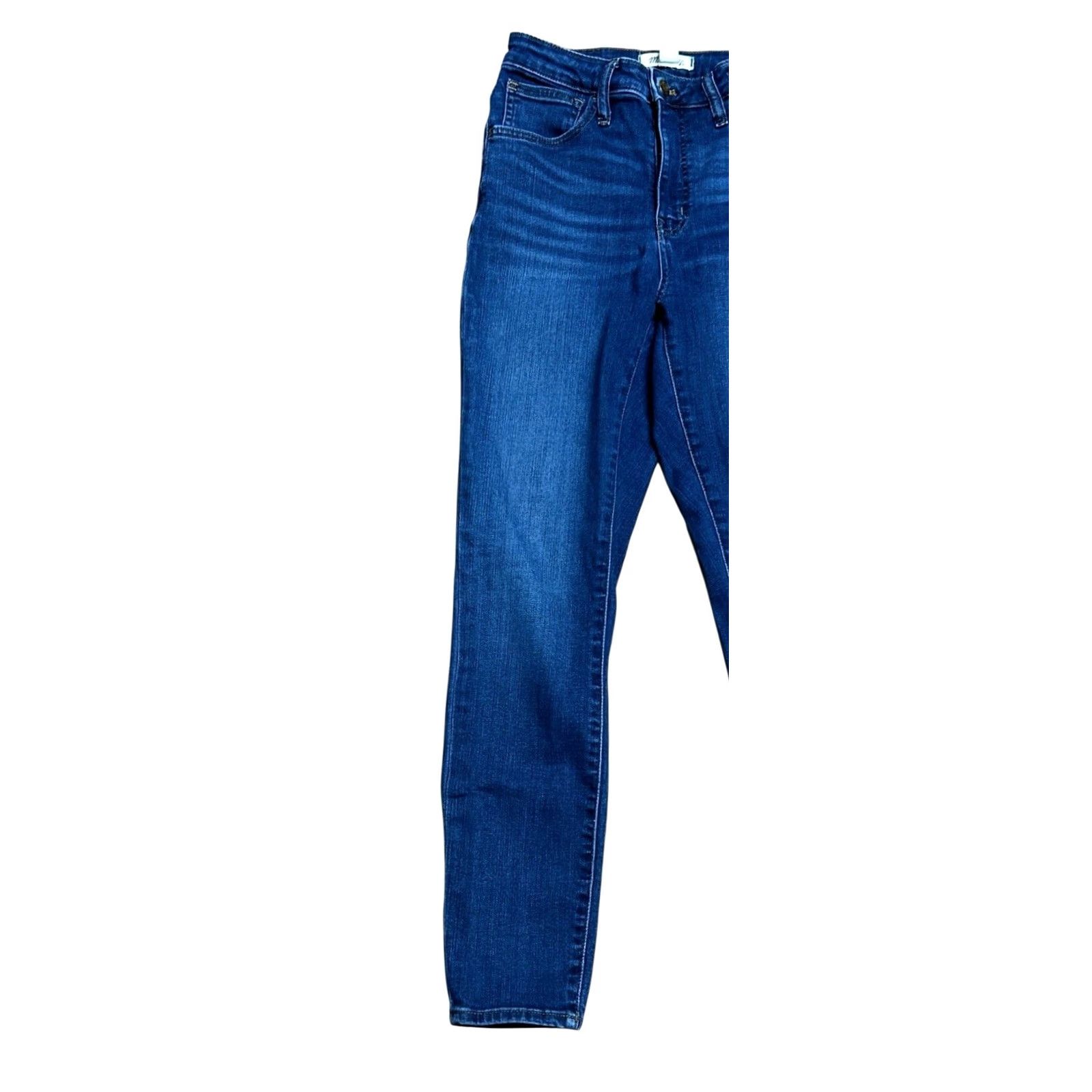 Madewell Madewell Jeans Curvy Roadtripper Size 27 Bark Blue Straight leg Womens Pants Regular Dress Denim 5-Pocket City Bohemian Preppy Size 27" / US 4 / IT 40 - 3 Thumbnail