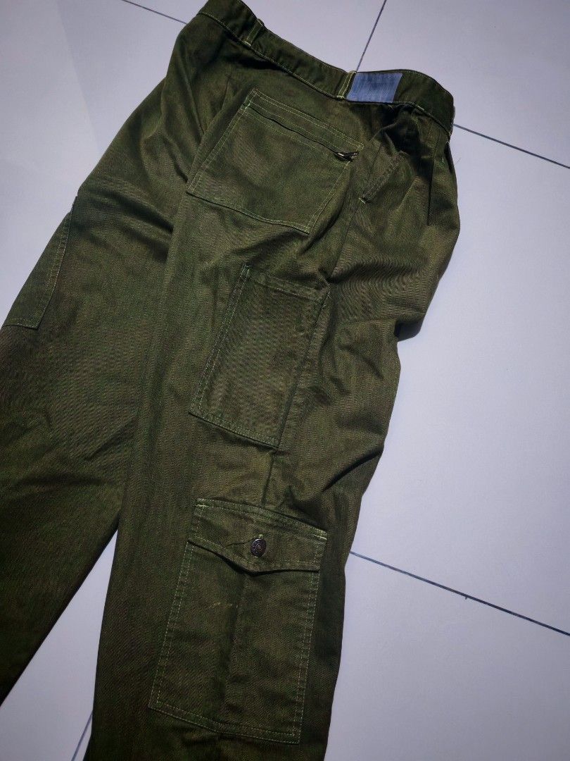Vintage Vintage 90s army cargo pants military style Size US 33 - 7 Thumbnail