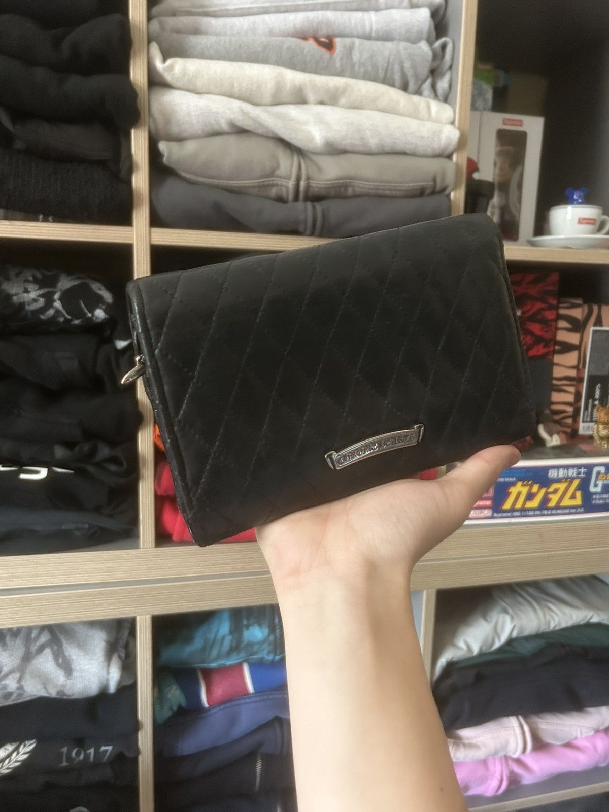 Chrome Hearts Chrome Hearts Leather Quilted Fleur Wallet Size ONE SIZE - 2 Thumbnail