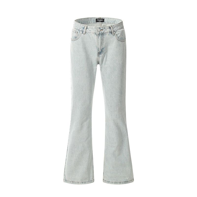 Jean American retro washed distressed flared jeans Size US 32 / EU 48 - 1 Thumbnail