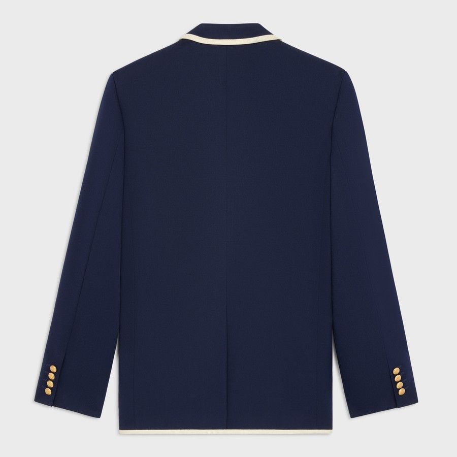 Celine o1d2blof0226 Classic Jacket in Blue Size US M / EU 48-50 / 2 - 2 Thumbnail