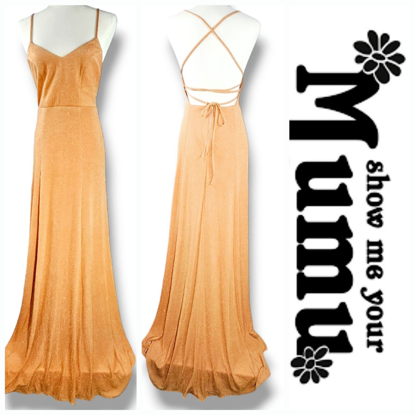 Show Me Your MuMu Show Me Your MuMu Godshaw Goddess Gown Sz. S Shine Copper Size S / US 4 / IT 40 - 1 Thumbnail