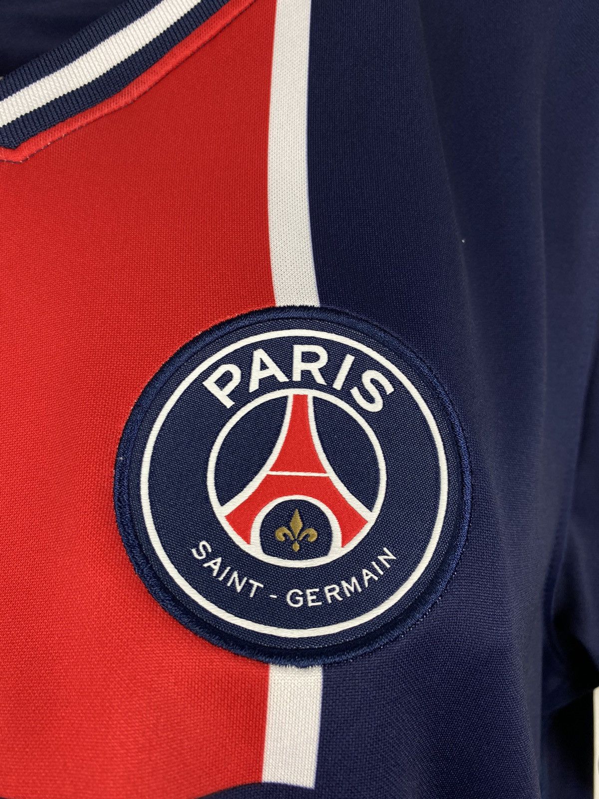 Nike PSG 2020 2021 #7 Mbappé Nike Football Jersey Juventus Real Size US M / EU 48-50 / 2 - 7 Thumbnail