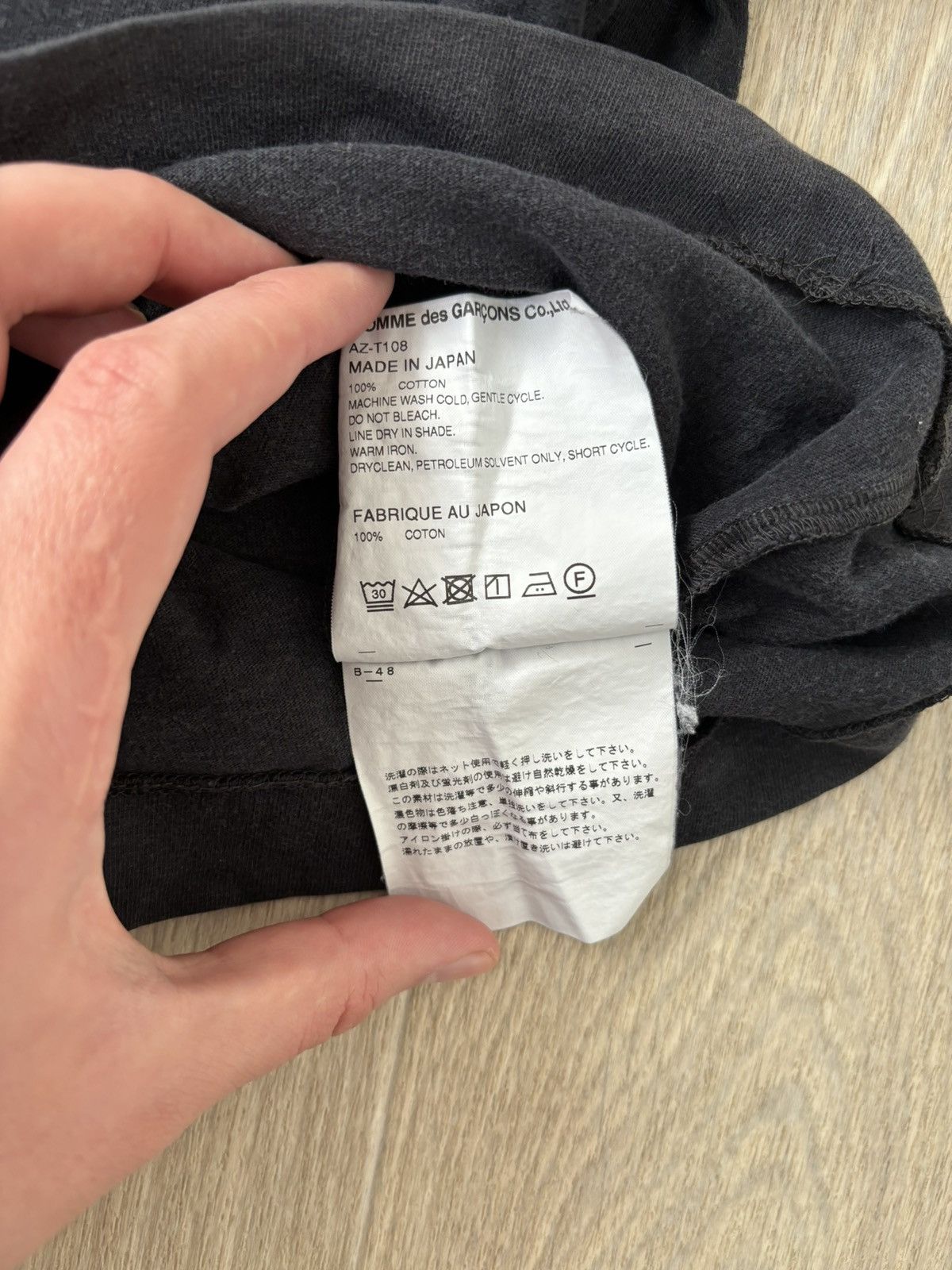Comme des Garcons × Japanese Brand comme des garcons t shirt rare y2k Size US S / EU 44-46 / 1 - 6 Thumbnail