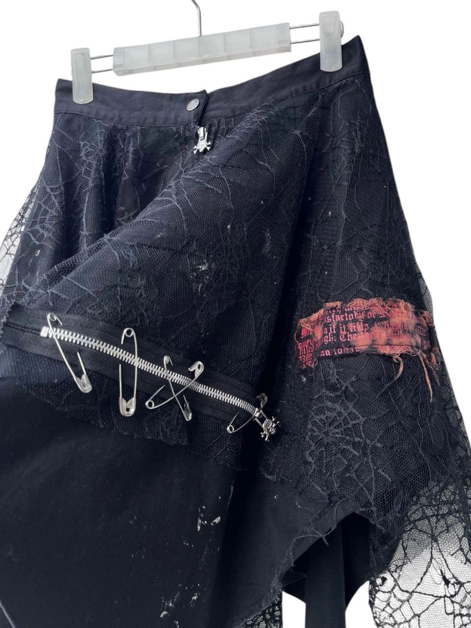 Seditionaries Mad Girl Punk Gothic Skirt Size 24" / US 00 / IT 34 - 4 Thumbnail