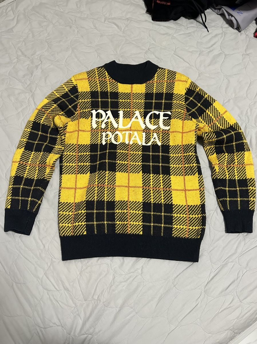 Palace polo sweater best sale