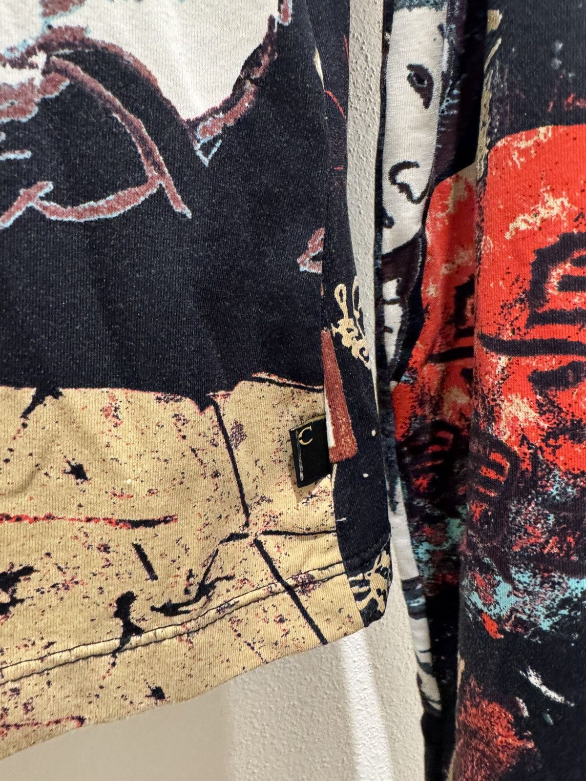 Japanese Brand × Just Cavalli × Vintage Vintage Rare Just Roberto Cavalli Geisha print blouse long Size L / US 10 / IT 46 - 4 Thumbnail