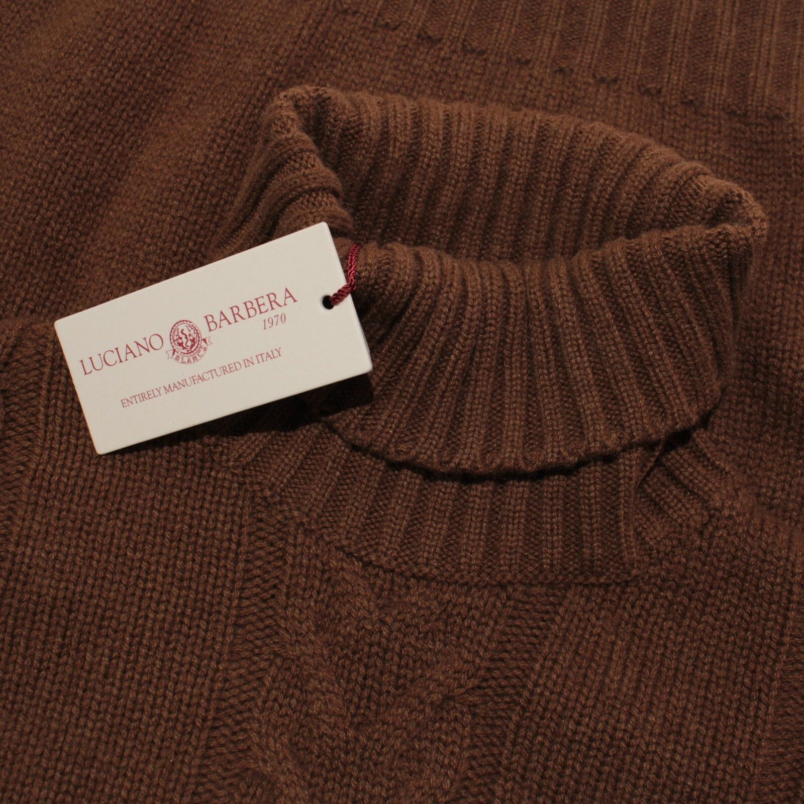 Luciano Barbera Luciano Barbera Sweater Size US M in Brown Size US M / EU 48-50 / 2 - 1 Thumbnail