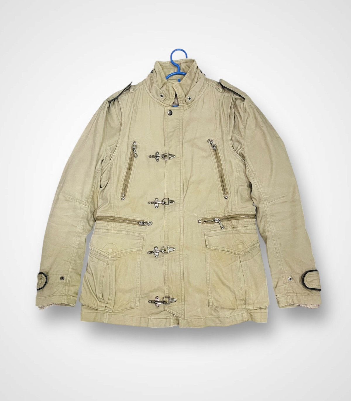 HIDEAWAYS Hideaways Nicole Punk Bondage Jacket (14) Size US L / EU 52-54 / 3 - 3 Thumbnail