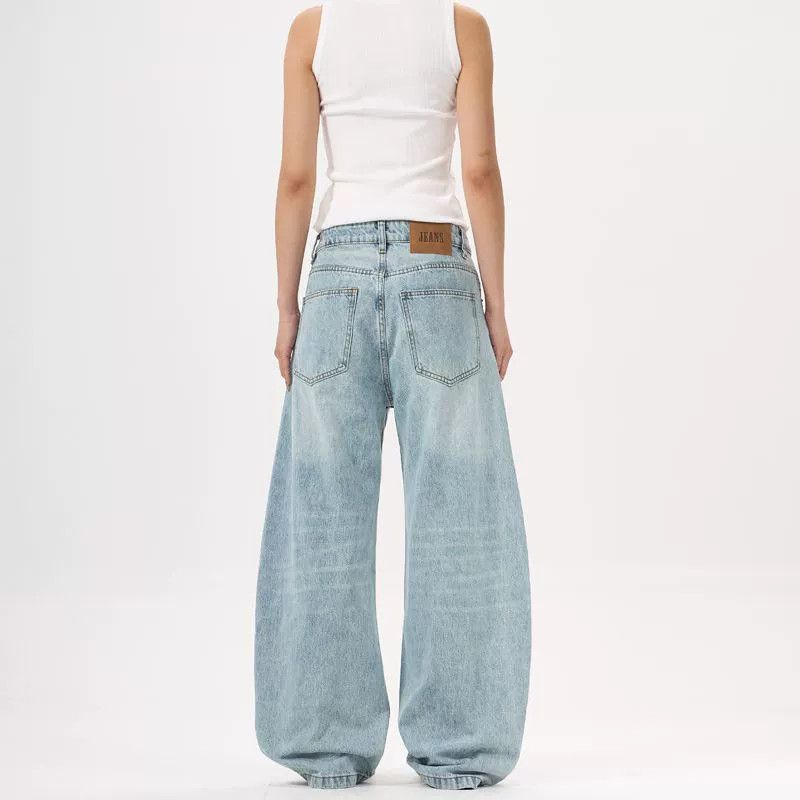 Jean American high street baggy jeans bamboo scimitar jeans Size US 32 / EU 48 - 4 Thumbnail