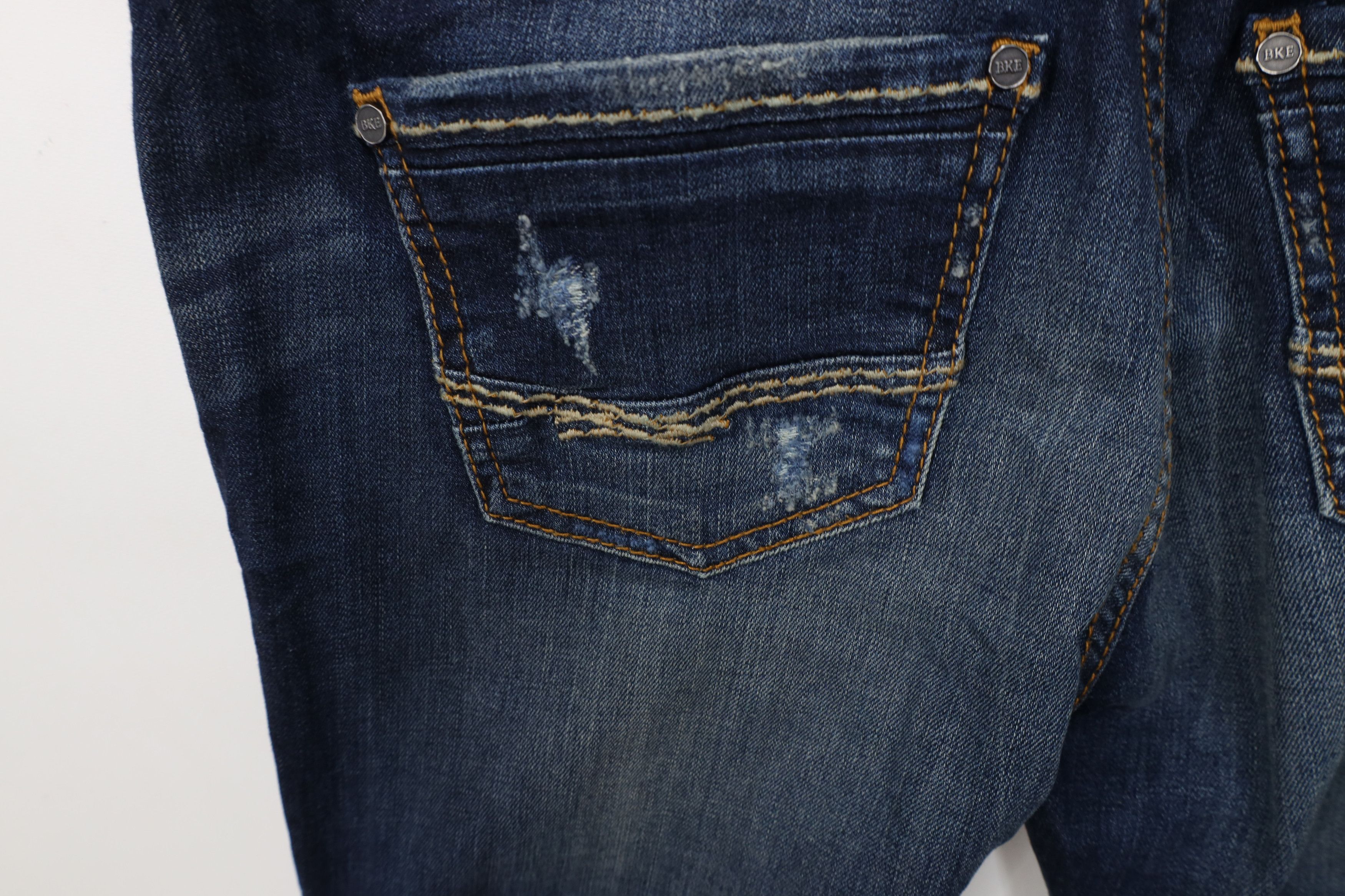 Vintage Buckle BKE Stitch Stretch Stella Bootcut Denim Jeans Blue Size 27" / US 4 / IT 40 - 14 Thumbnail