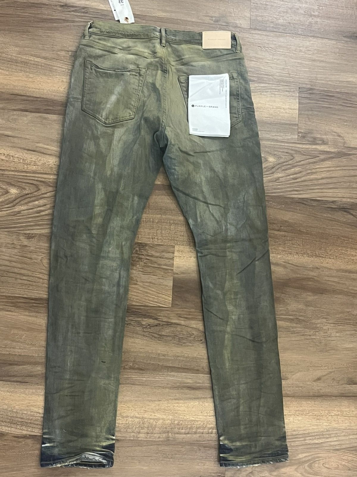 Purple Brand Light dirty blowout jeans sz 32 new Size US 32 / EU 48 - 3 Thumbnail