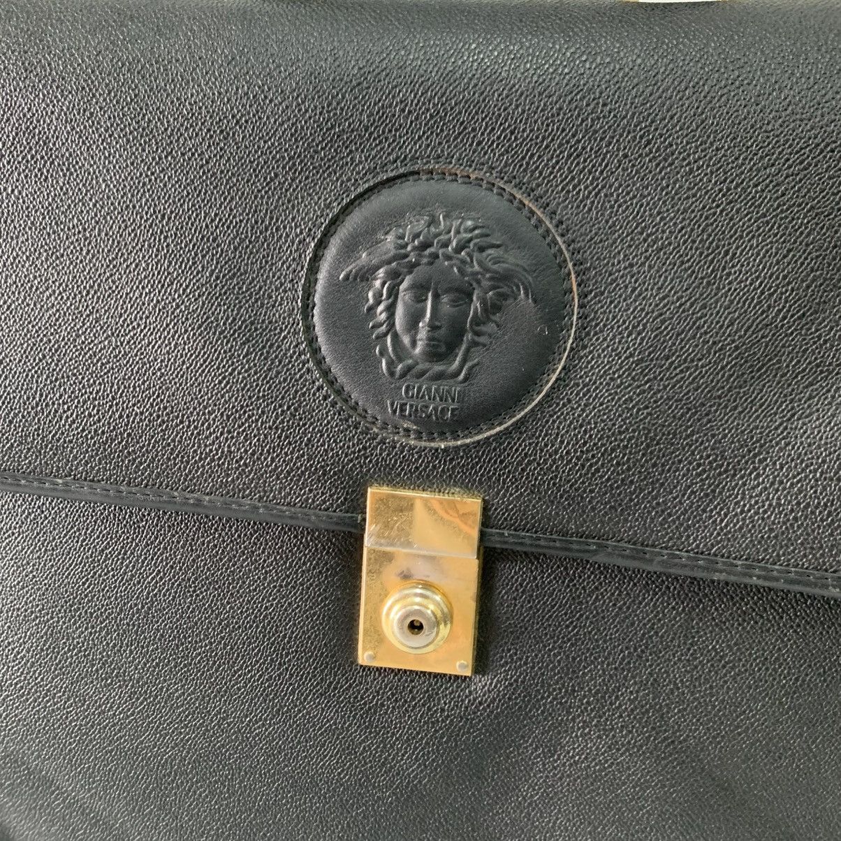 Versace Gianni Versace Leather Briefcase Size ONE SIZE - 3 Thumbnail