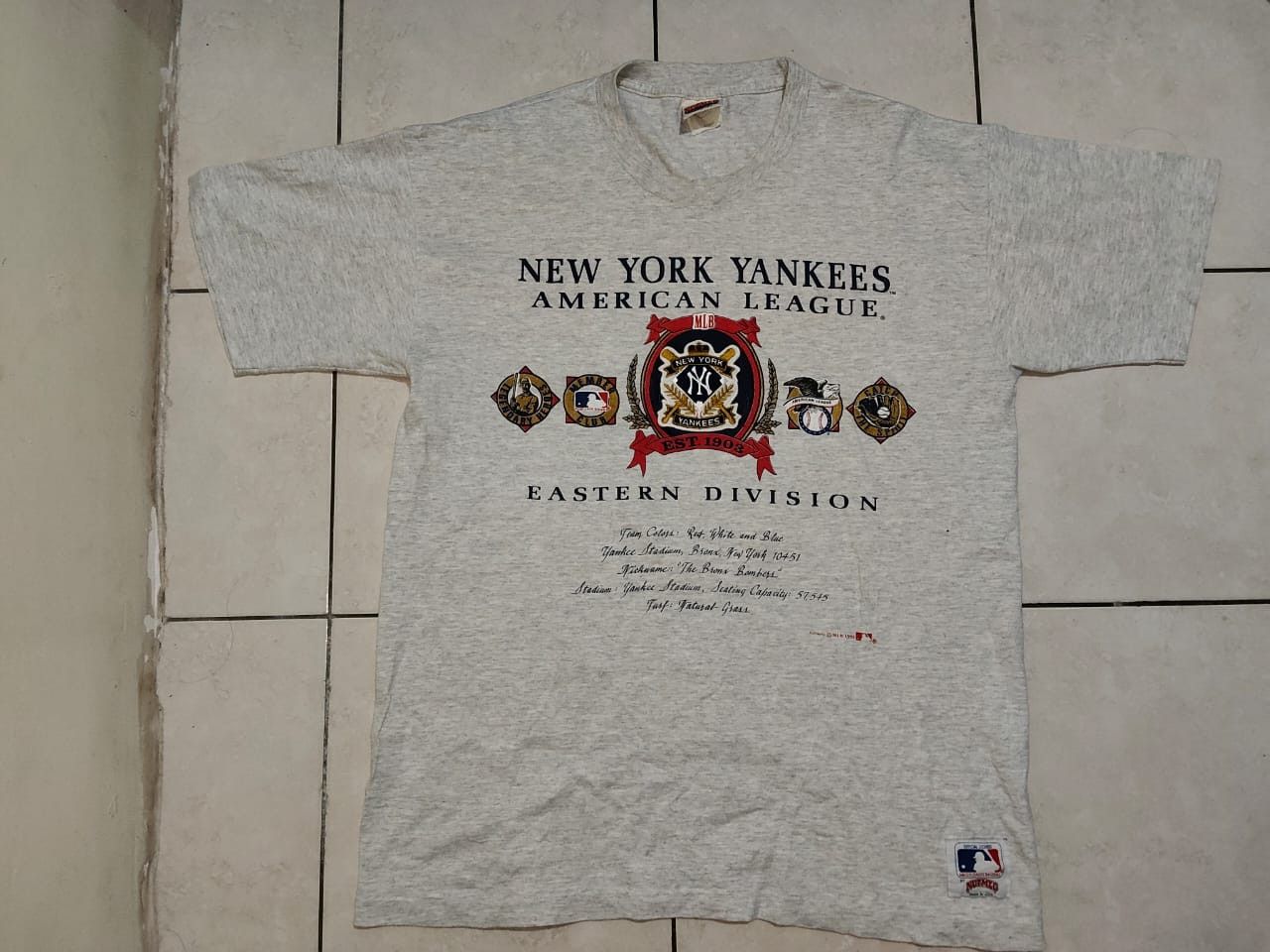 VINTAGE MLB 1991 NEW YORK YANKEES