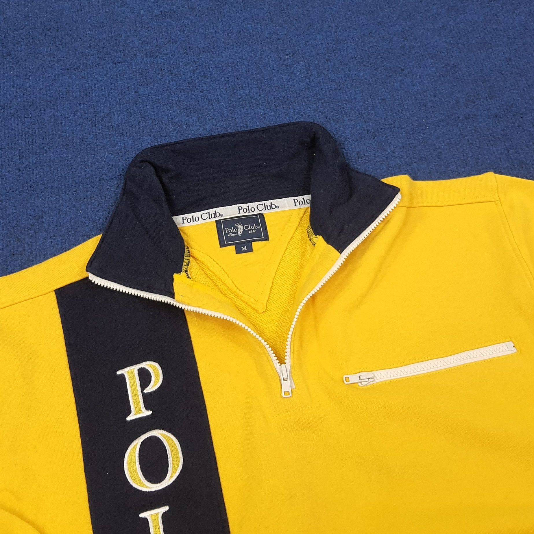 Other Vintage Polo Club Half Zipper Sweatshirt C241N8 Size US M / EU 48-50 / 2 - 5 Thumbnail