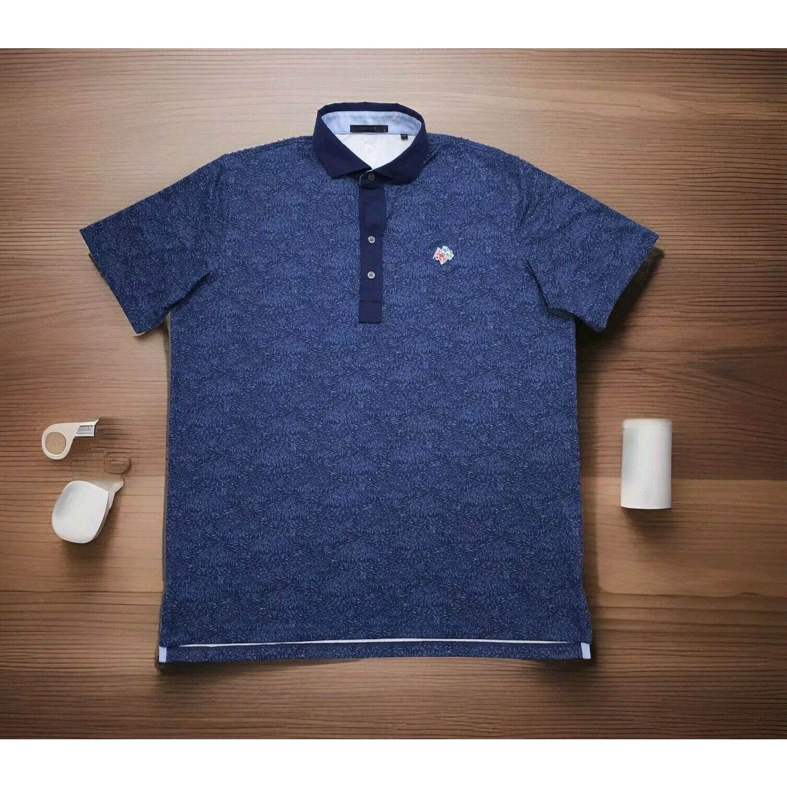 Grenson Greyson Maidstone Club Recycled Golf Polo Shirt L Size US L / EU 52-54 / 3 - 2 Thumbnail