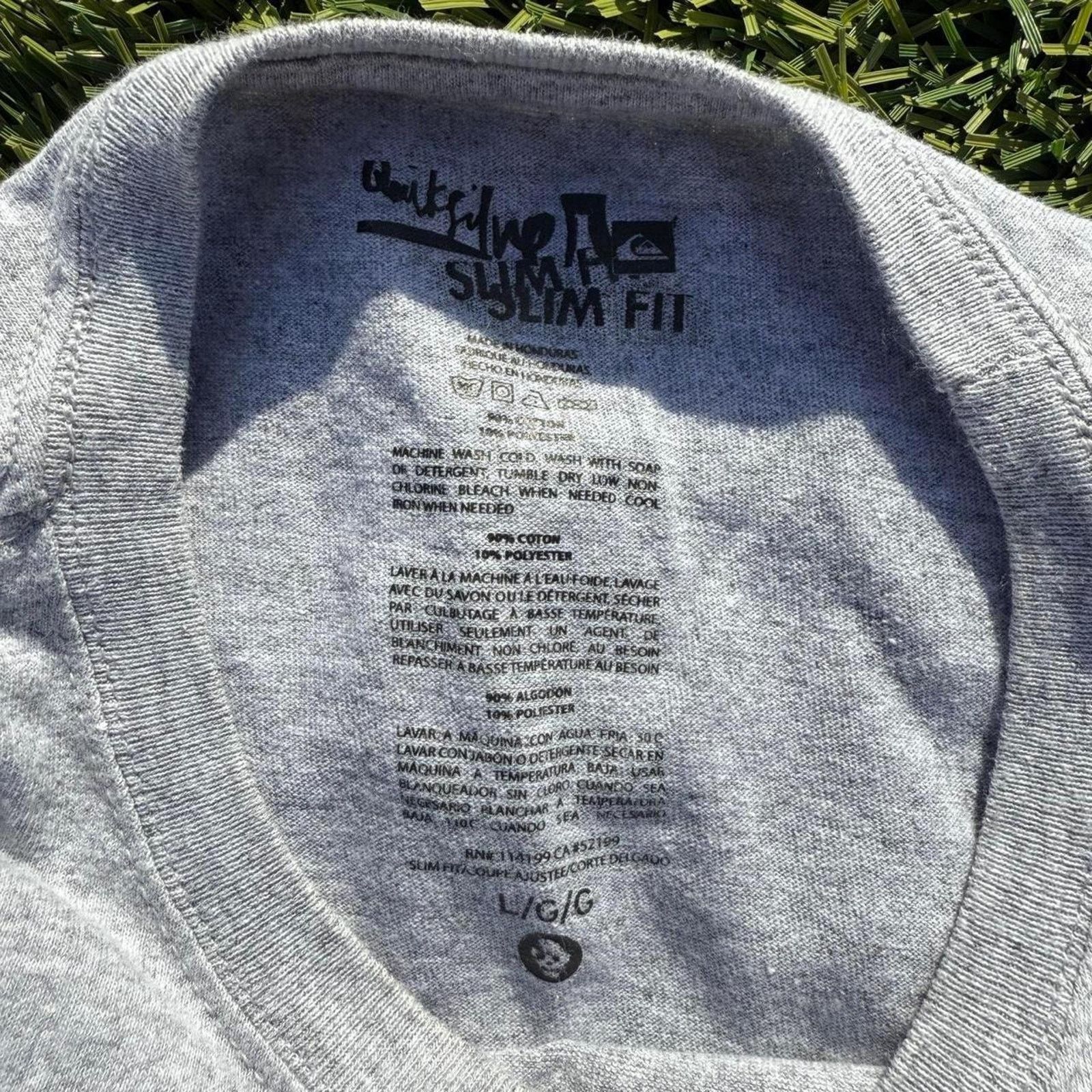 Quiksilver Quiksilver Vintage Surf Tee Grey Big Kahuna Hawaii Size L Size US L / EU 52-54 / 3 - 2 Thumbnail