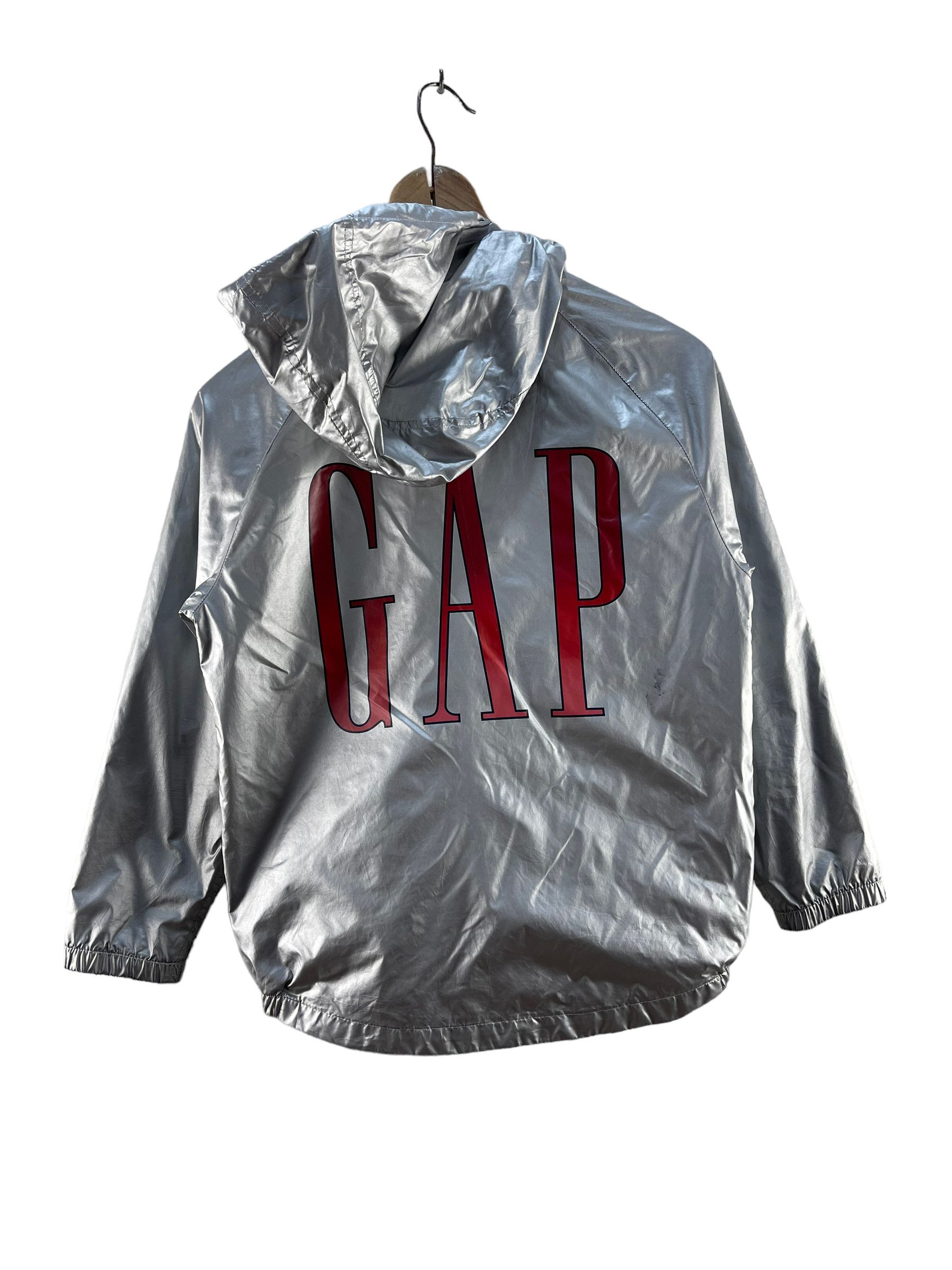 image of Gap Hoodies Windbreaker Jacket in Grey, Men's (Size XS)