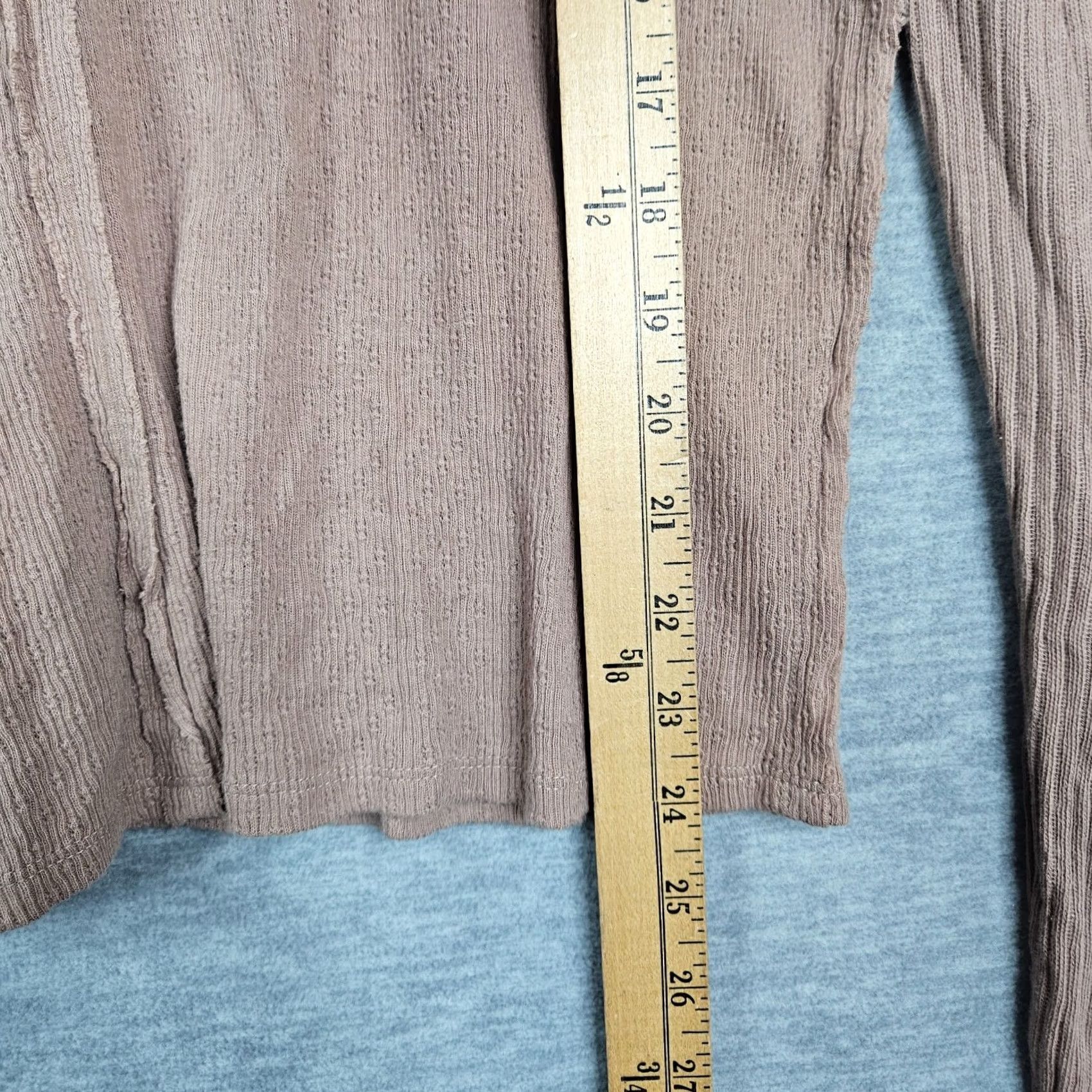 Vintage We The Free Women's Strawberry Roan Turtle Neck Ribbed Long Sleeve Top Sz S New Size S / US 4 / IT 40 - 3 Thumbnail