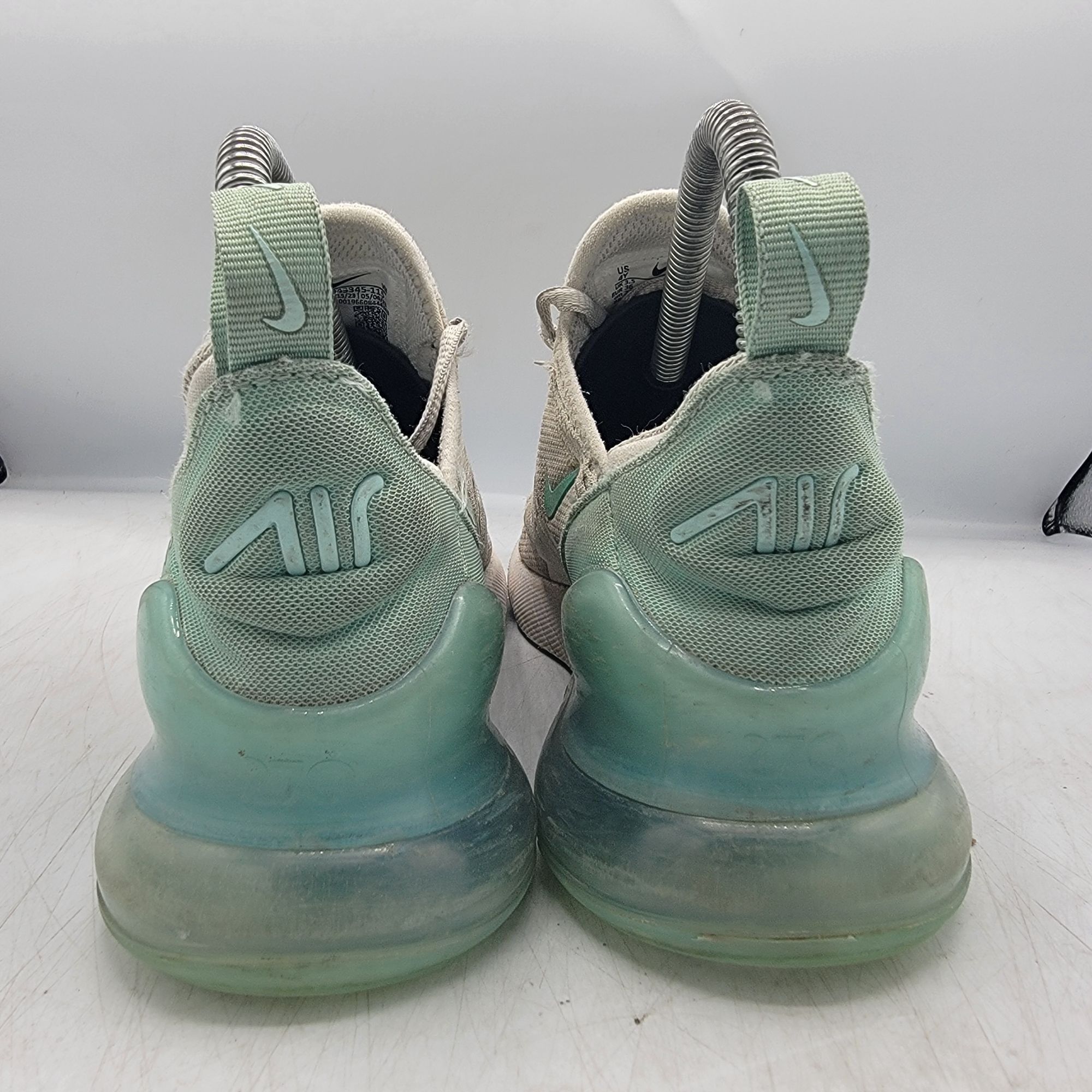 Nike Nike Air Max 270 GS Womens 5.5 Summit White Emerald Rise Sho Size US 5.5 / IT 35.5 - 5 Thumbnail