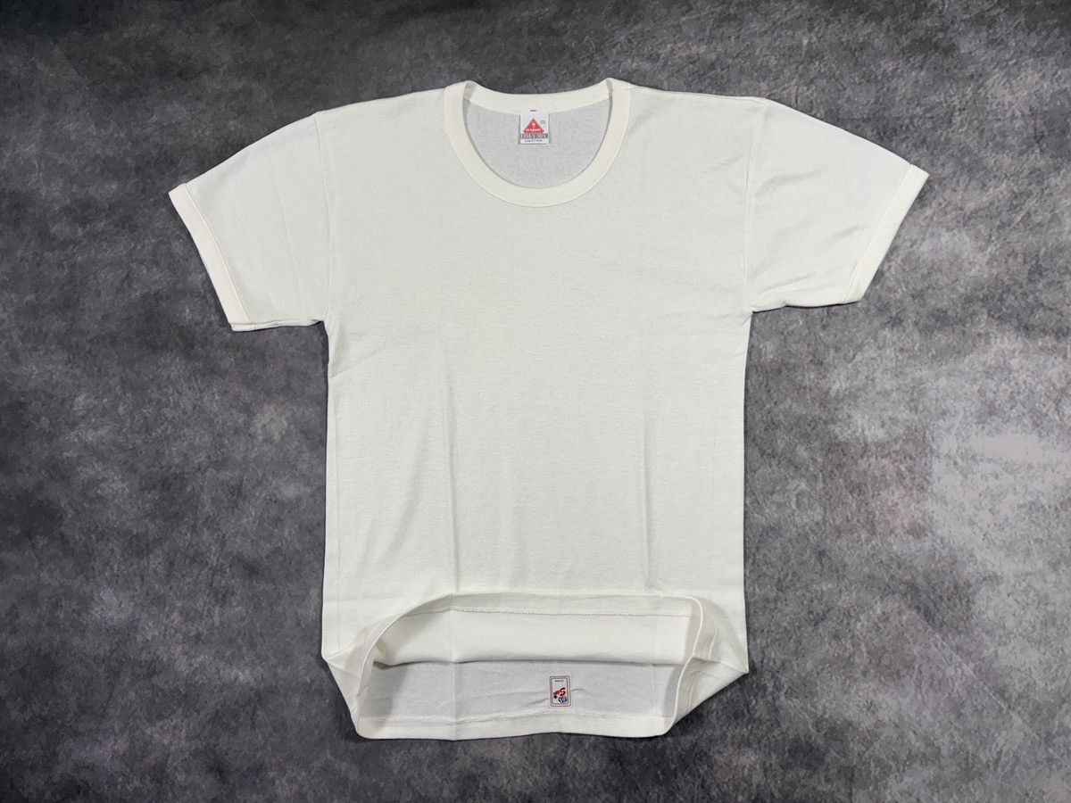 Vintage Italian Double Layer Knit T-Shirt Vintage Undershirt Thermal Size US L / EU 52-54 / 3 - 13 Thumbnail