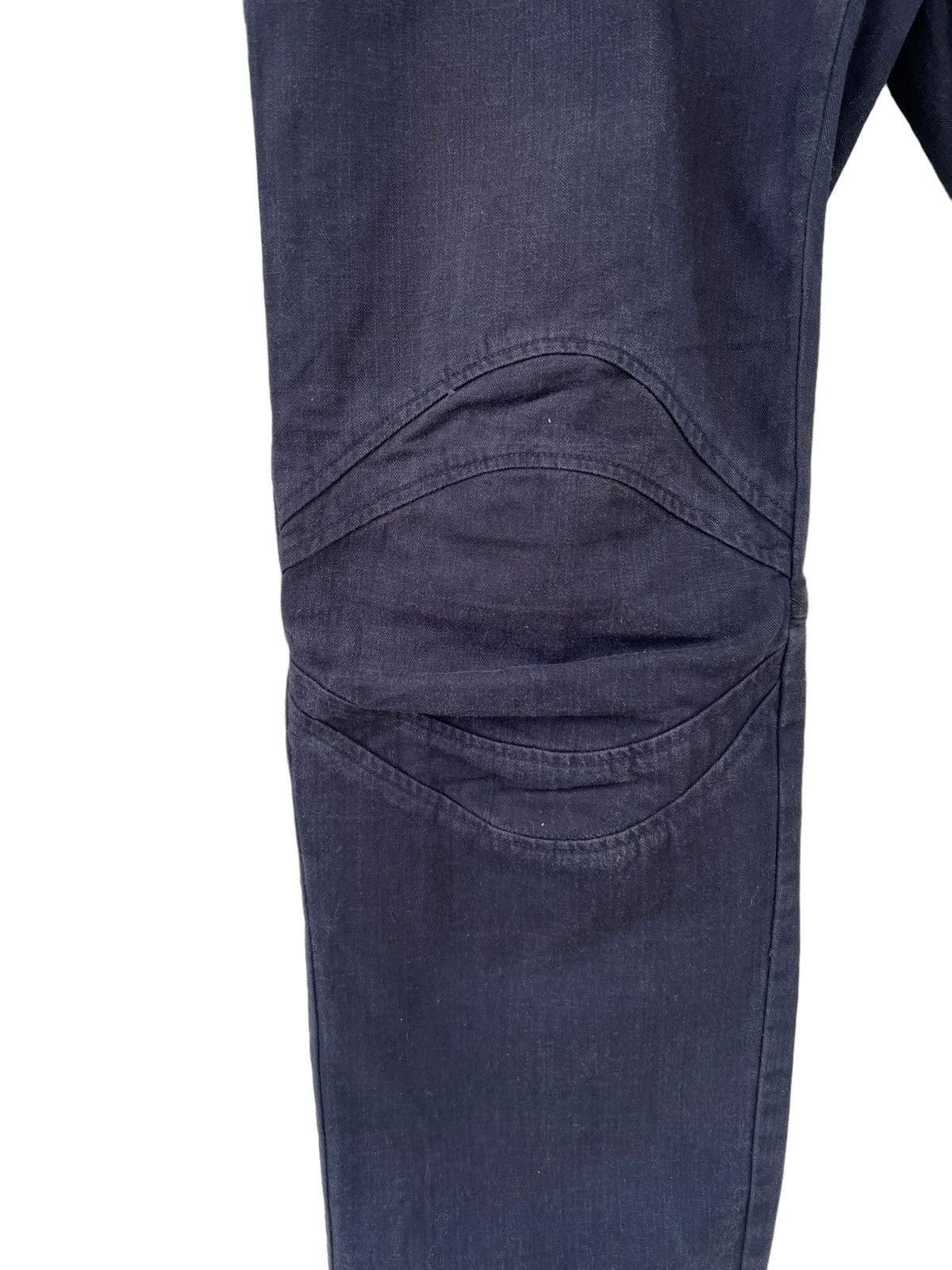 Designer Vintage MANIAC WORKS Japan Knee Patch Fade Black Pant Size US 34 / EU 50 - 9 Thumbnail