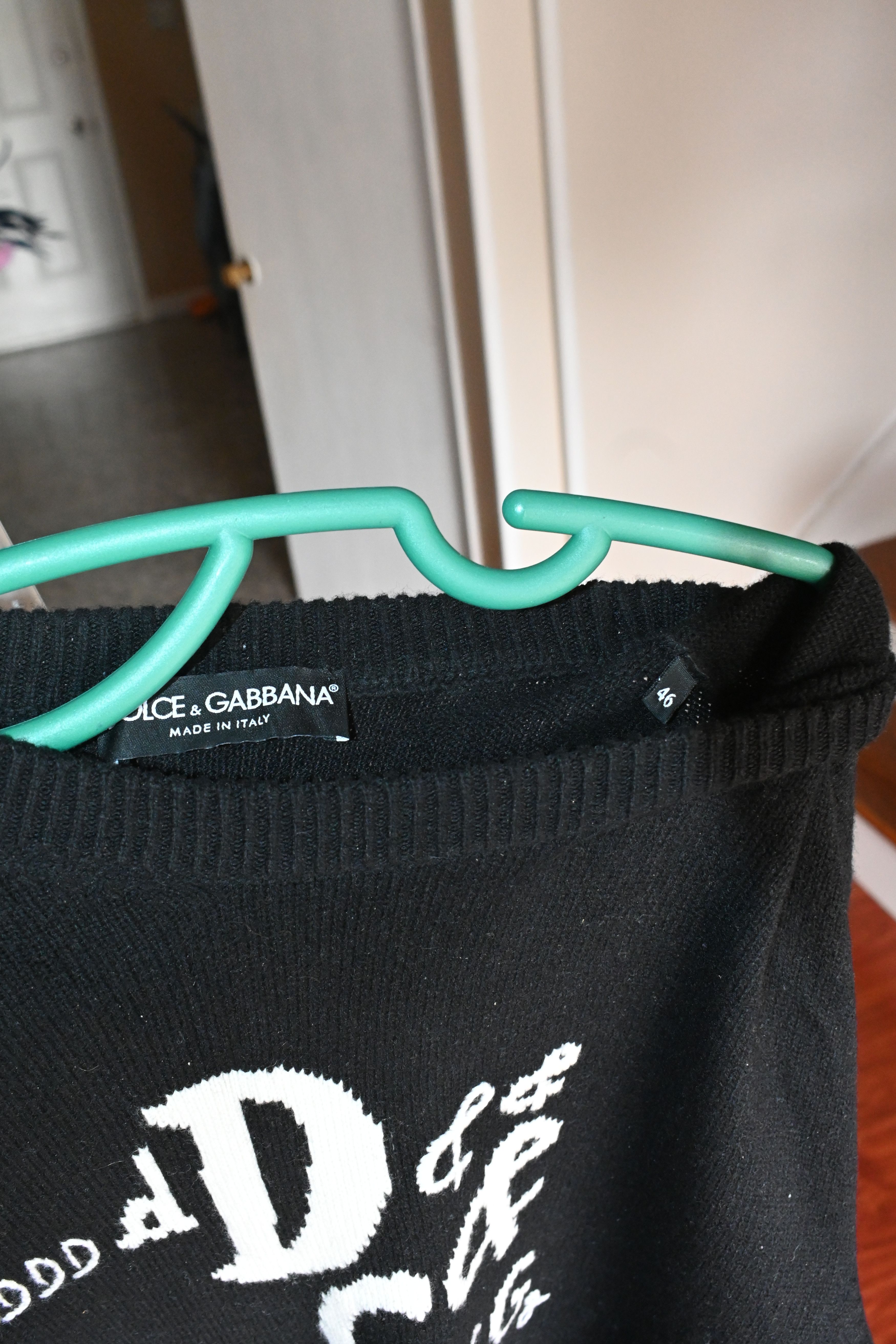 Dolce & Gabbana DOLCE & GABBANA DG Graffiti Sweater (IT 46 US S/M) Size US M / EU 48-50 / 2 - 5 Thumbnail