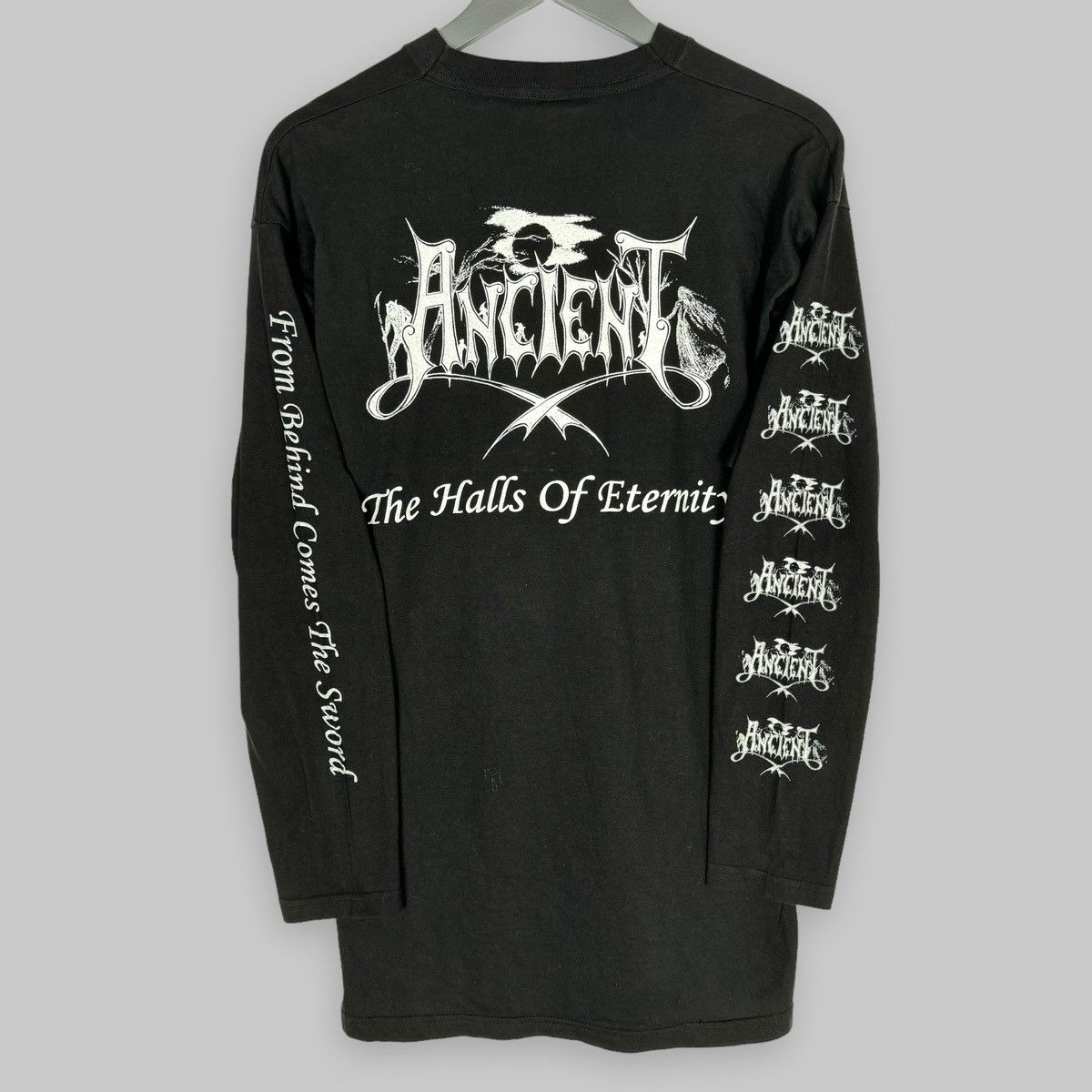Band Tees Vintage 1999 Ancient Halls of Eternity Metal LS T Shirt Size US XL / EU 56 / 4 - 2 Thumbnail