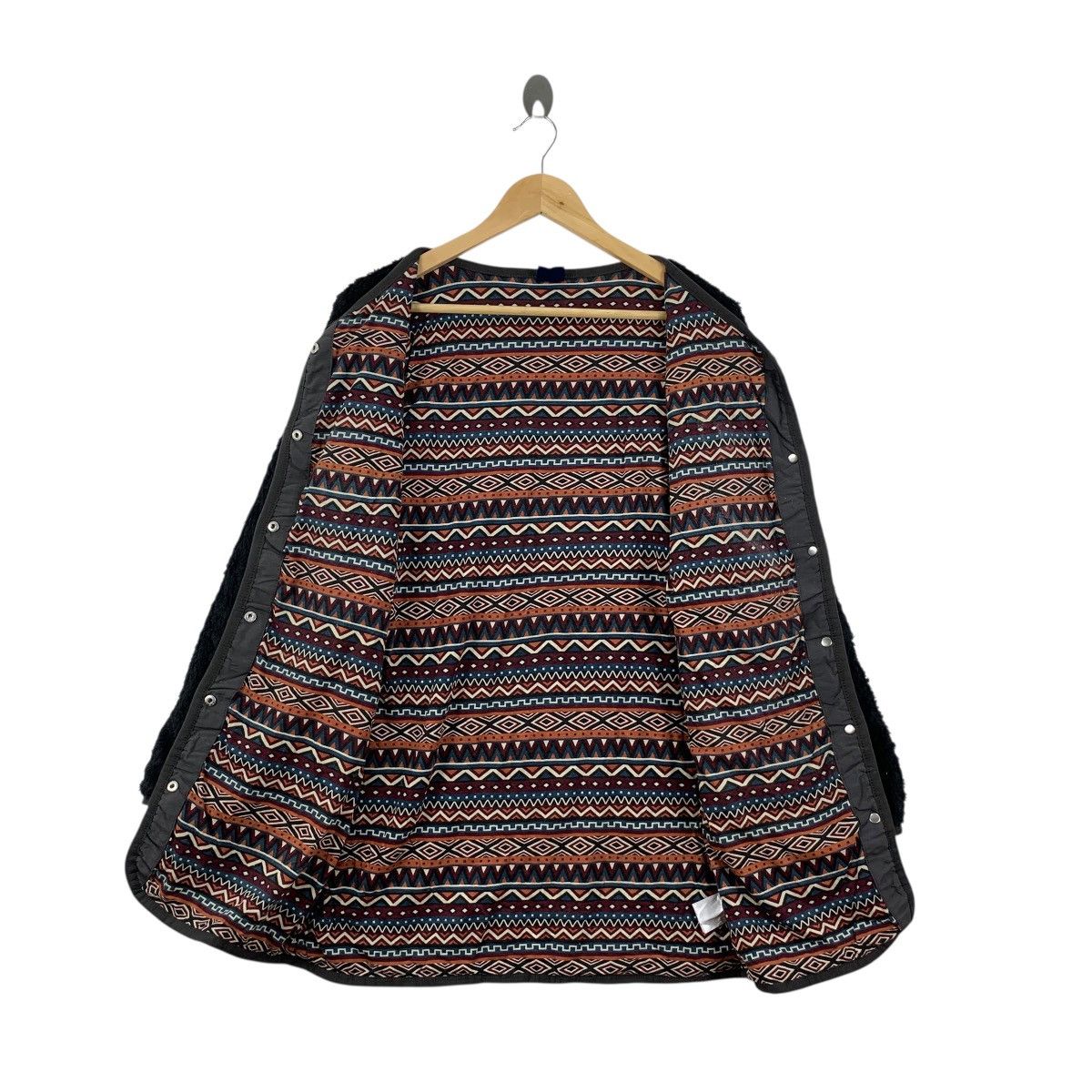 Other OUTDOOR USA Deep Pile Sherpa Over Print Aztec Fleece Jacket Size M / US 6-8 / IT 42-44 - 1 Thumbnail
