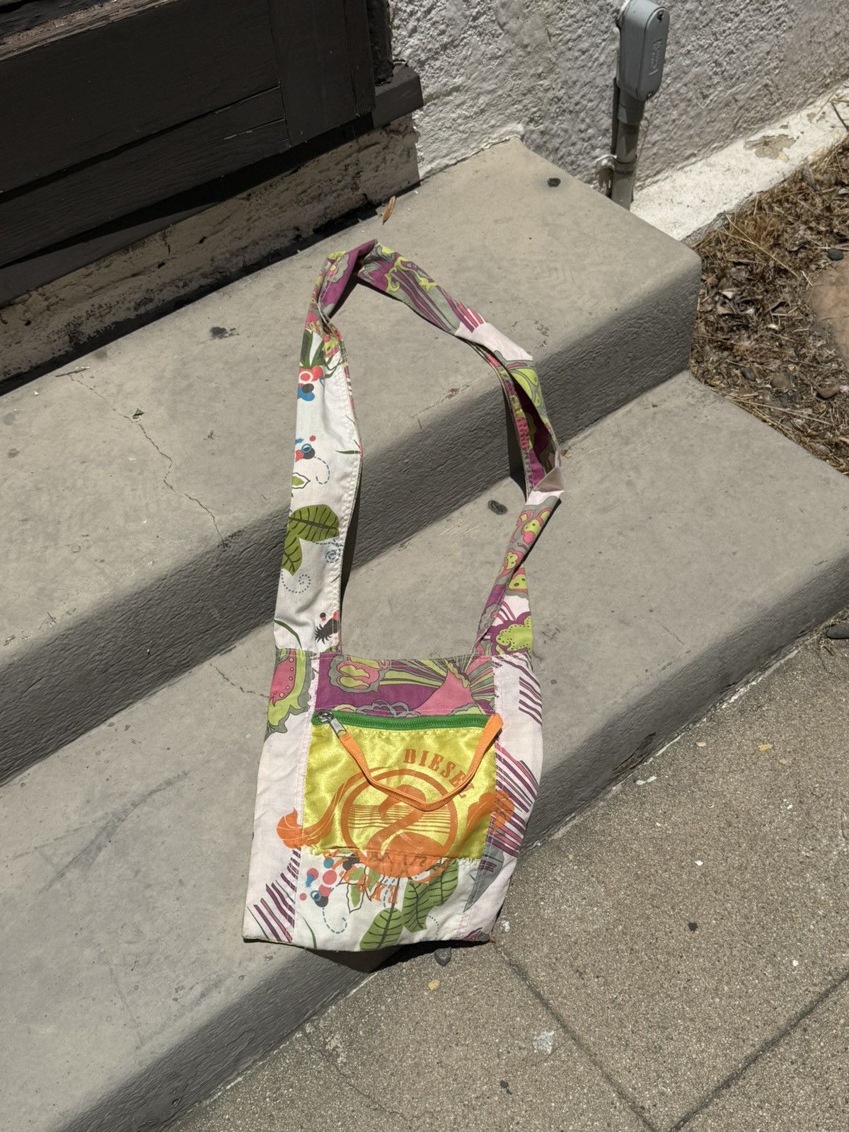 Diesel Diesel Spare Parts Patchwork Shoulder Bag – 2003 Archive Size ONE SIZE - 1 Thumbnail