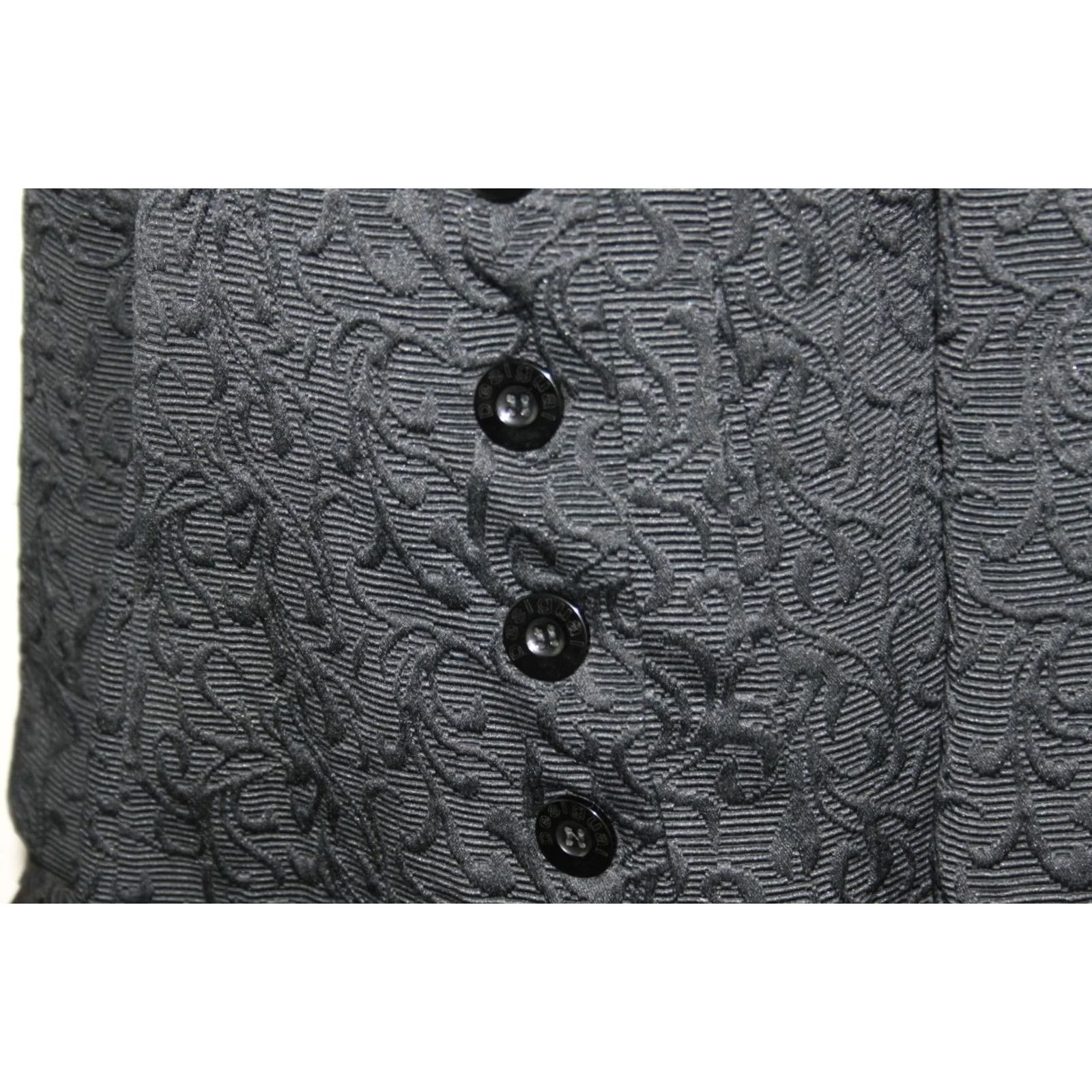 Desigual Desigual Coat Black 40 Womens Jacket Coat Cotton blend Button Closure Regular Size 40 Womens Black Desigual Coat Size S / US 4 / IT 40 - 4 Thumbnail