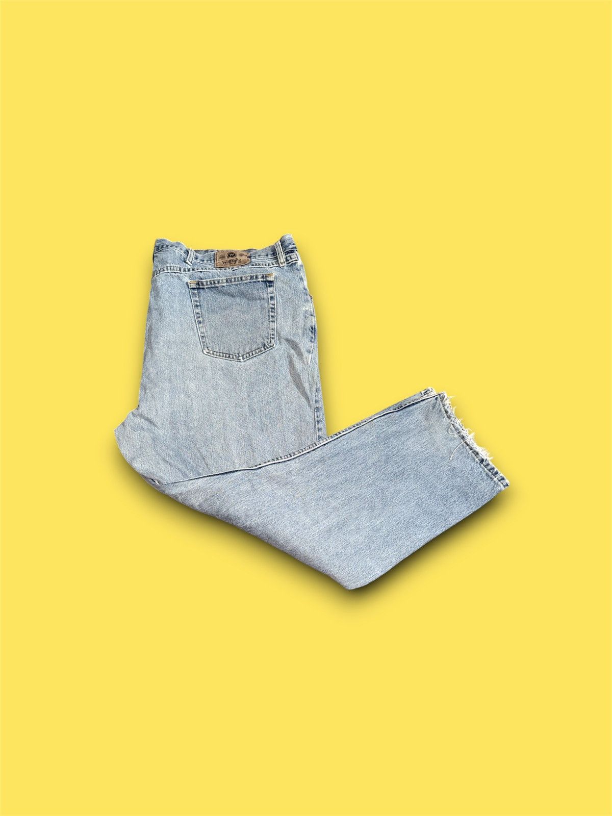 Wrangler Wrangler Premium Jeans Mens 48x30 Blue Western Regular Fit Size US 44 / EU 60 - 1 Thumbnail
