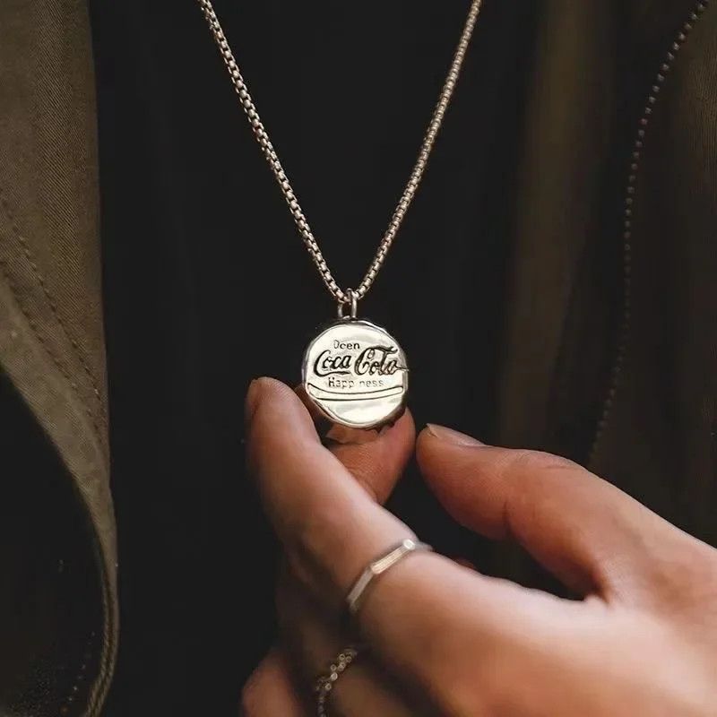 Japanese Brand × Vintage Retro Design Coca Cola Bottle Cap Pendant Necklace Size ONE SIZE - 1 Thumbnail