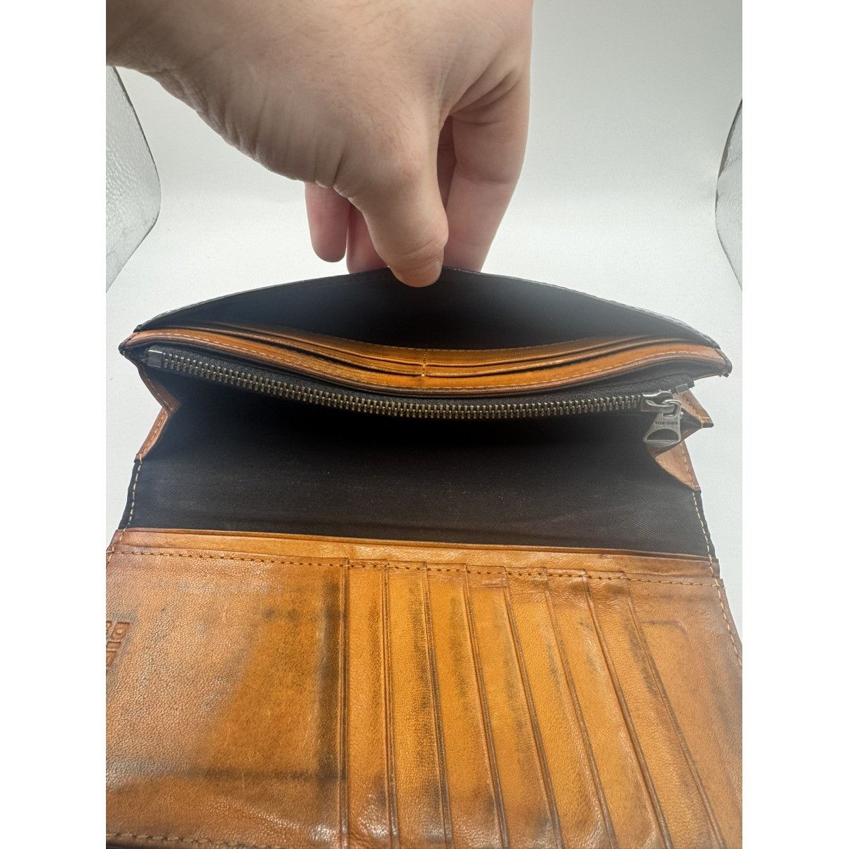 Diesel black leather diesel wallet Size ONE SIZE - 5 Thumbnail