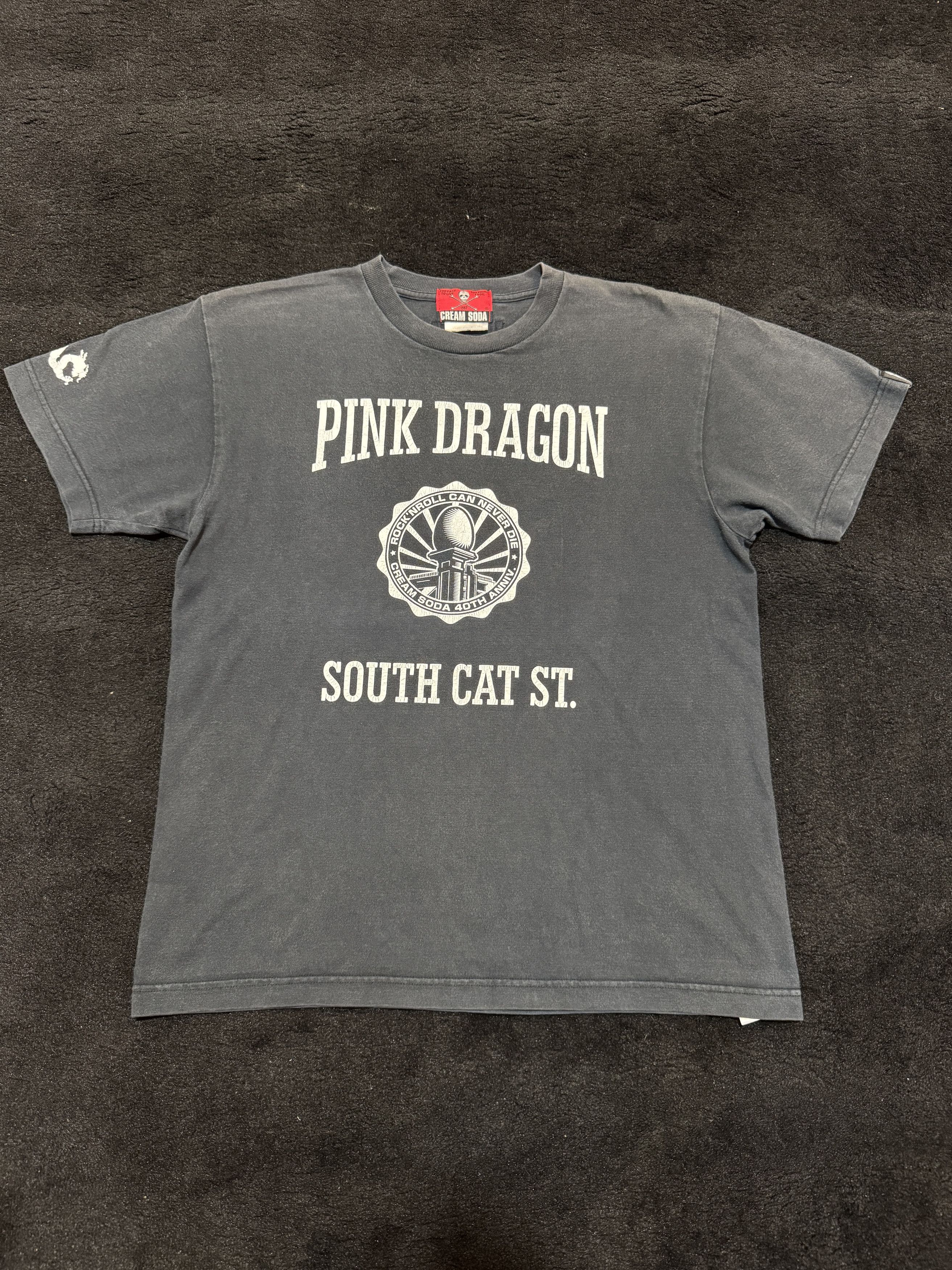 Vintage Vintage Cream Soda Pink Dragon 40th Anniversary T shirt Size US M / EU 48-50 / 2 - 1 Thumbnail