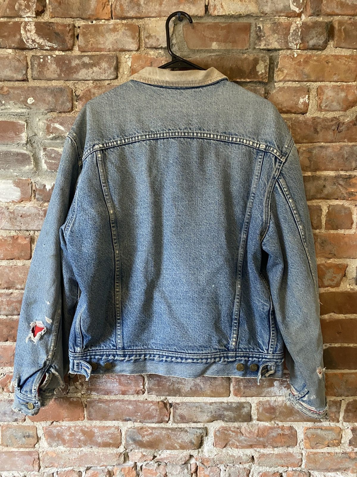 Lee 1980s Vintage Lee Denim Jacket Size US L / EU 52-54 / 3 - 3 Thumbnail
