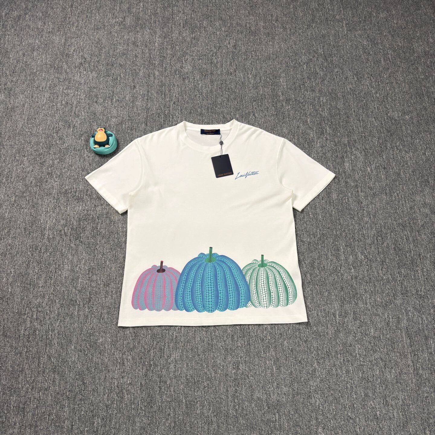Louis Vuitton LV x Yayoi Kusama Pumpkin White SS Tee XL New Size US XL / EU 56 / 4 - 1 Thumbnail