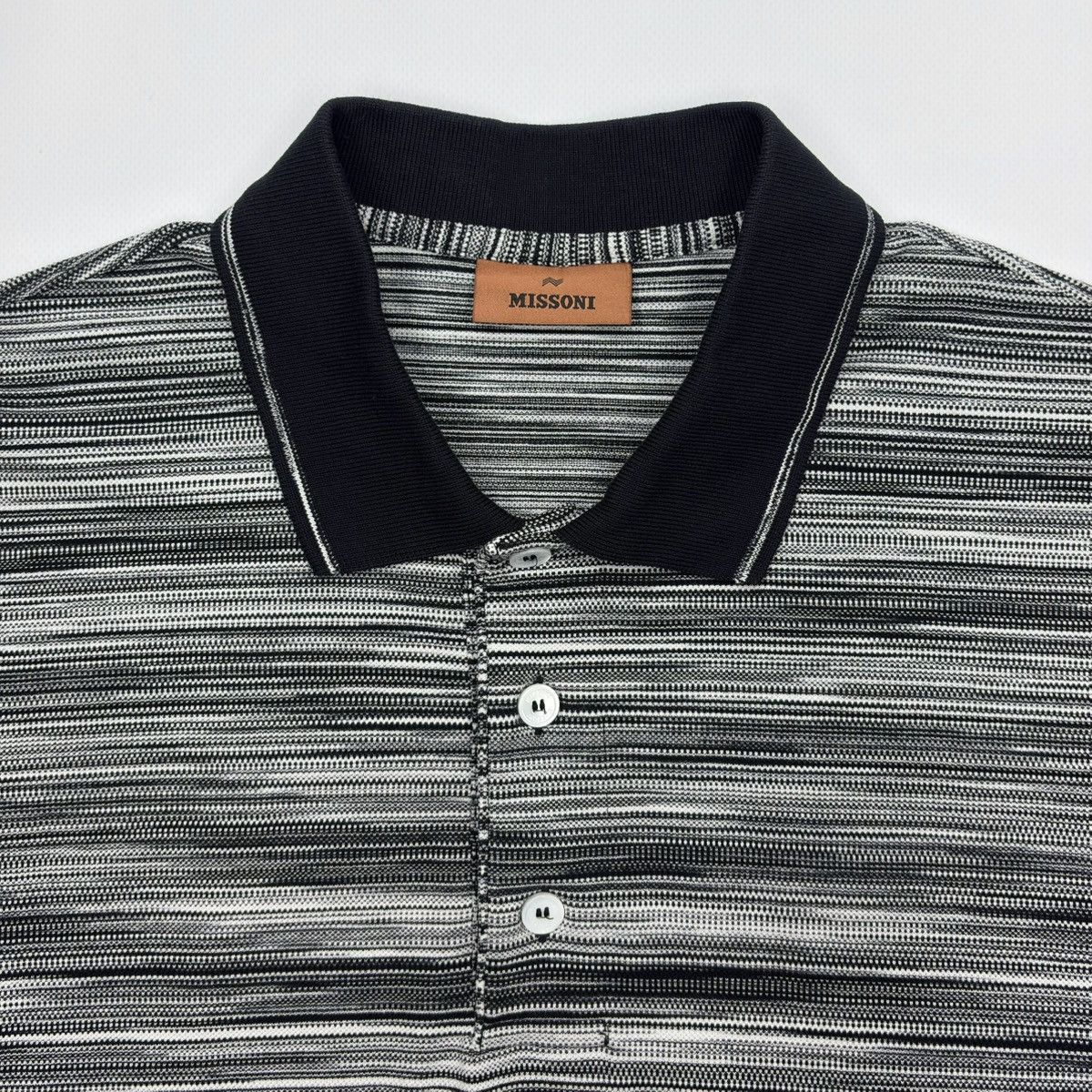 Missoni Missoni Striped Polo T-shirt Shirt Size US L / EU 52-54 / 3 - 4 Thumbnail