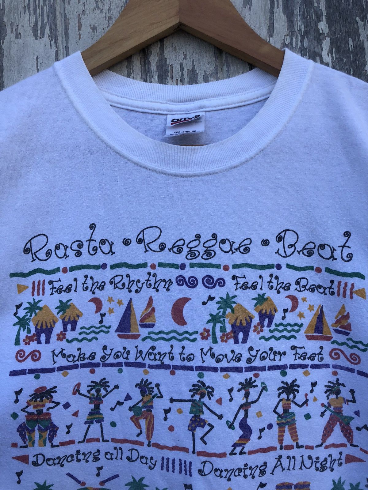 Bob Marley × Vintage Vintage Y2K Rasta Reggae Bob Marley Art Tshirts Size US L / EU 52-54 / 3 - 1 Thumbnail