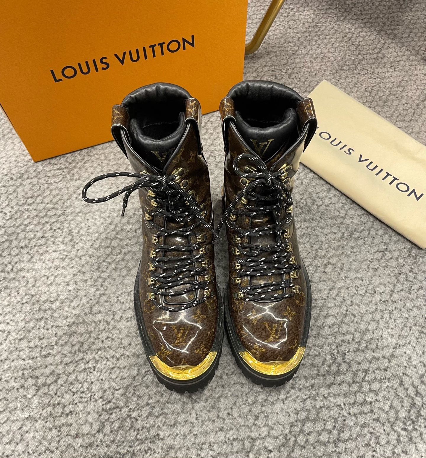 Louis Vuitton LV Monogram Mid-Calf Boots Size US 8 / EU 41 - 1 Thumbnail