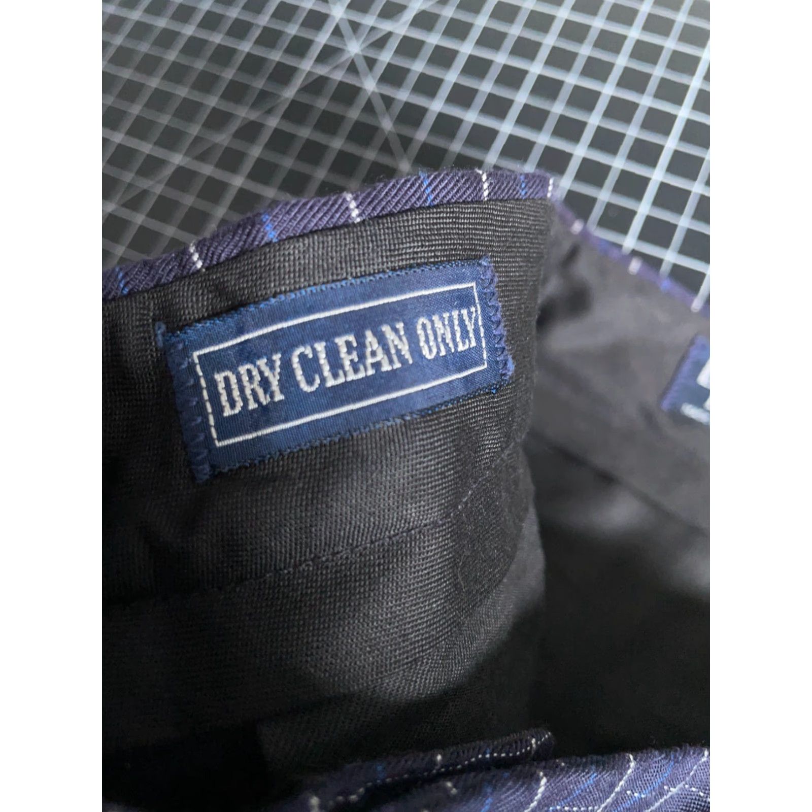 Polo Ralph Lauren VINTAGE Polo Ralph Lauren Wool Pleated Trousers Men 34 x 32 Blue Check Pants USA Made Size US S / EU 44-46 / 1 - 4 Thumbnail