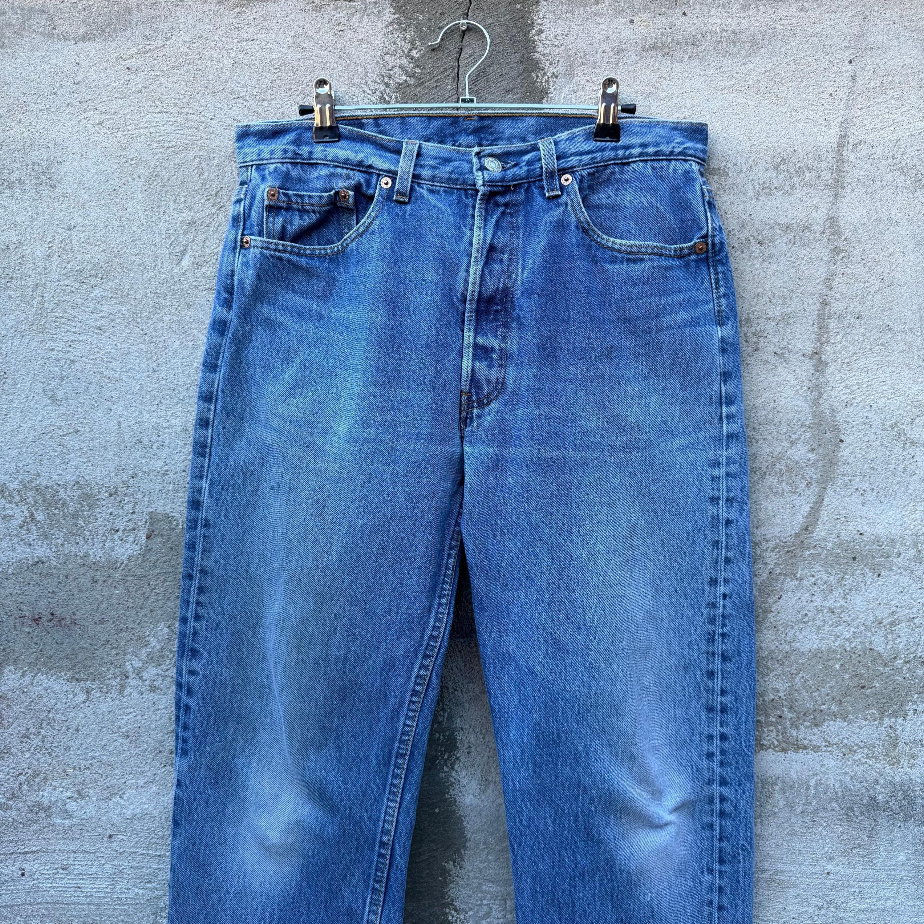 Levi's × Vintage 90's Levi's 501 Denim Jeans Size US 32 / EU 48 - 10 Thumbnail