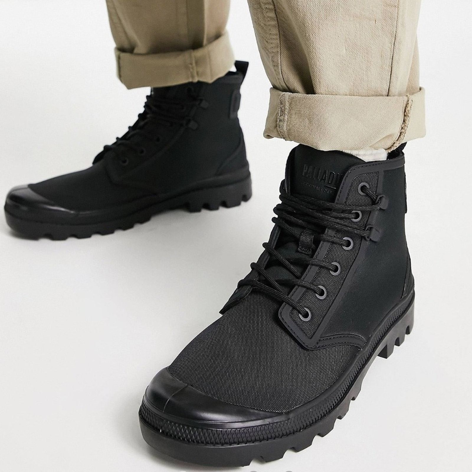 image of Rains X Palladium Pampas Black Boots 6 (Women's)4.5 (Men)Nwt